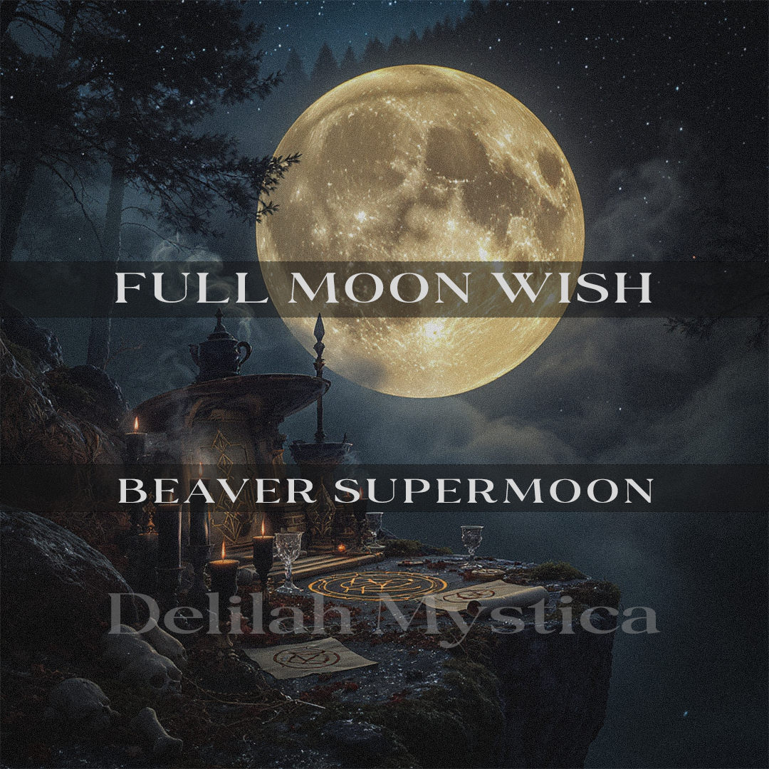 Beaver Supermoon Manifestation | Lunar Crown of Power | The Moon Crown of Desire | Consultation - Personalization
