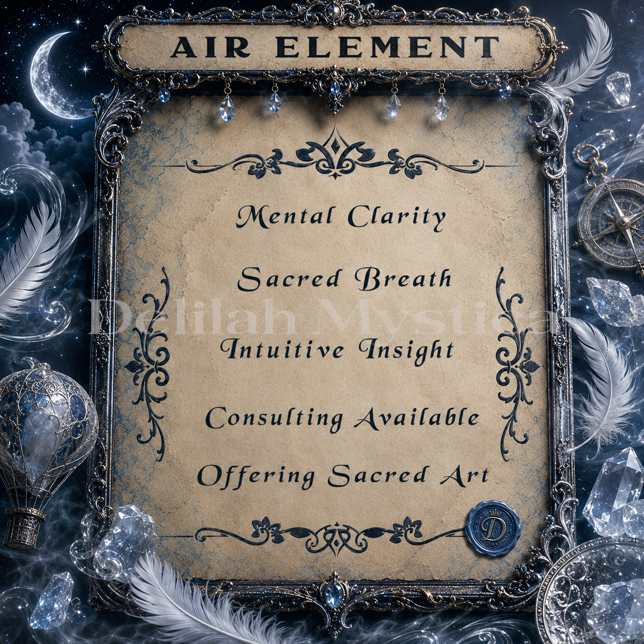 Air Element Activation | Mental Clarity, Focus & Intuitive Insight | Personalized Channeling Session