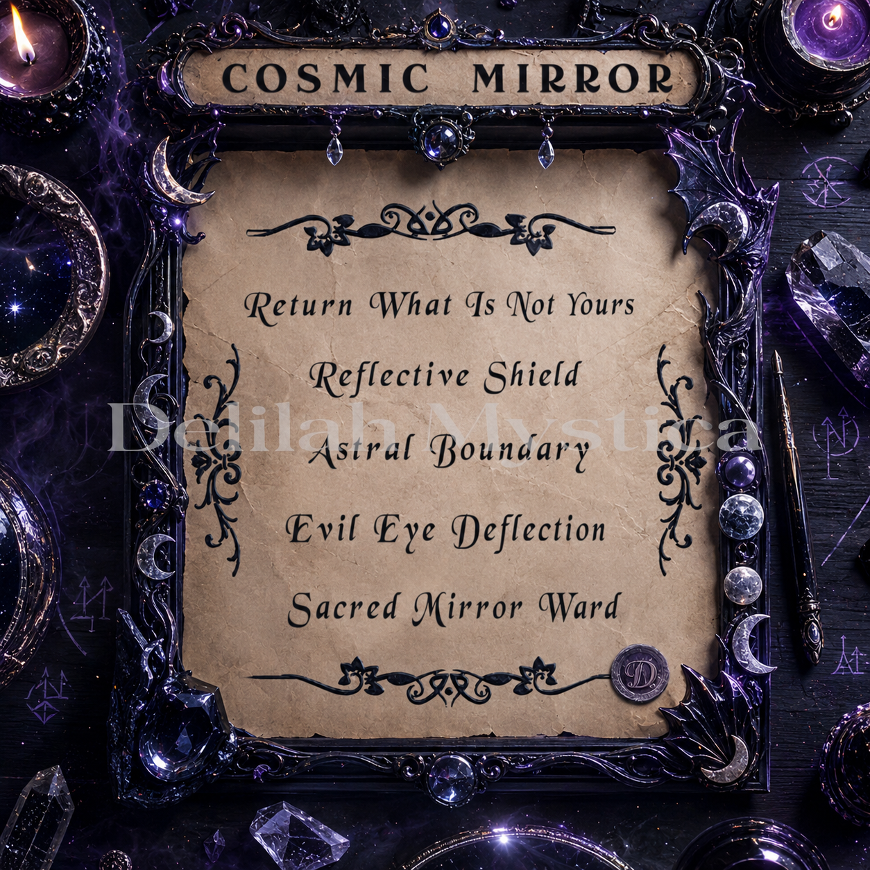 Cosmic Mirror Protection | Reflect Negative Energy, Evil Eye & Jealous Intentions | Spiritual Return