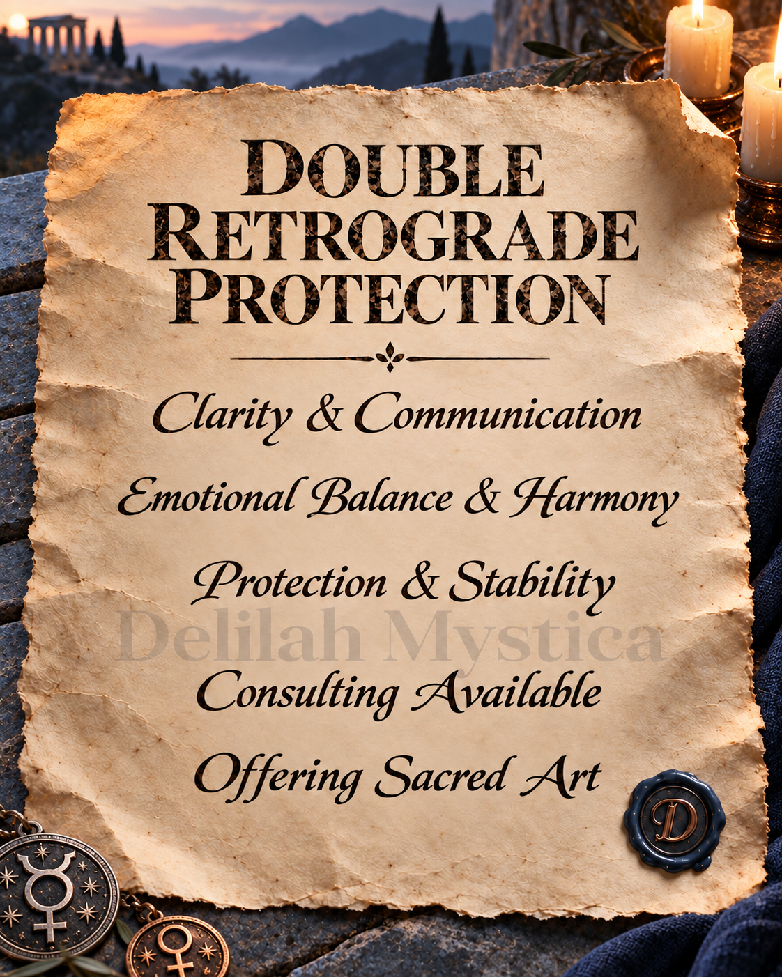 Double Retrograde Protection | Mercury & Venus Alignment | Spiritual Protection, Mental Clarity, Emotional Balance