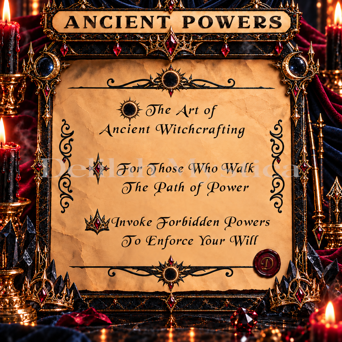 October Master Enchantment – Midnight Crown | Enchantment of Sovereign Embodiment, Complete Mastery