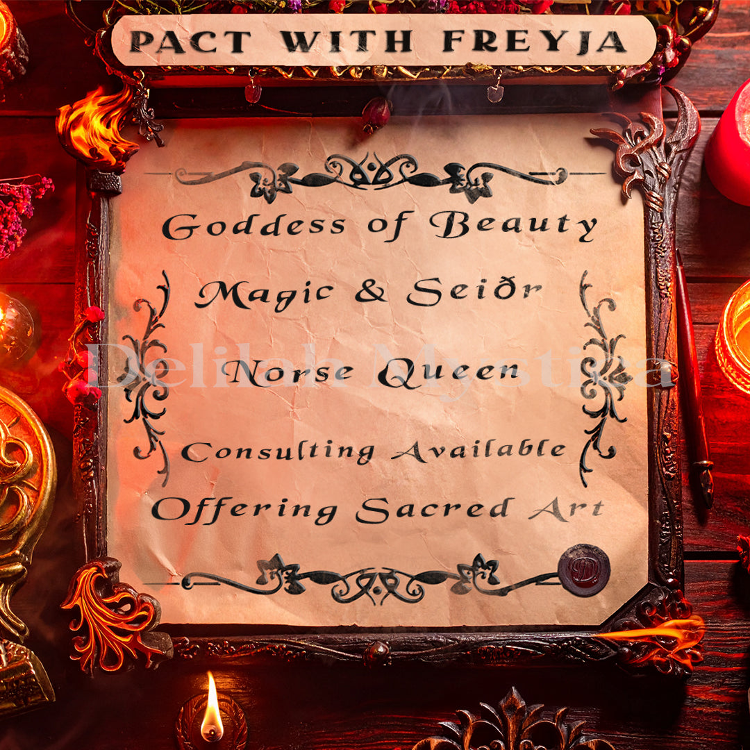 Pact With Goddess Freyja | Valkyrie Queen Pact of Protection | Freyja’s Beauty and Sovereignty | Norse Pact of Power