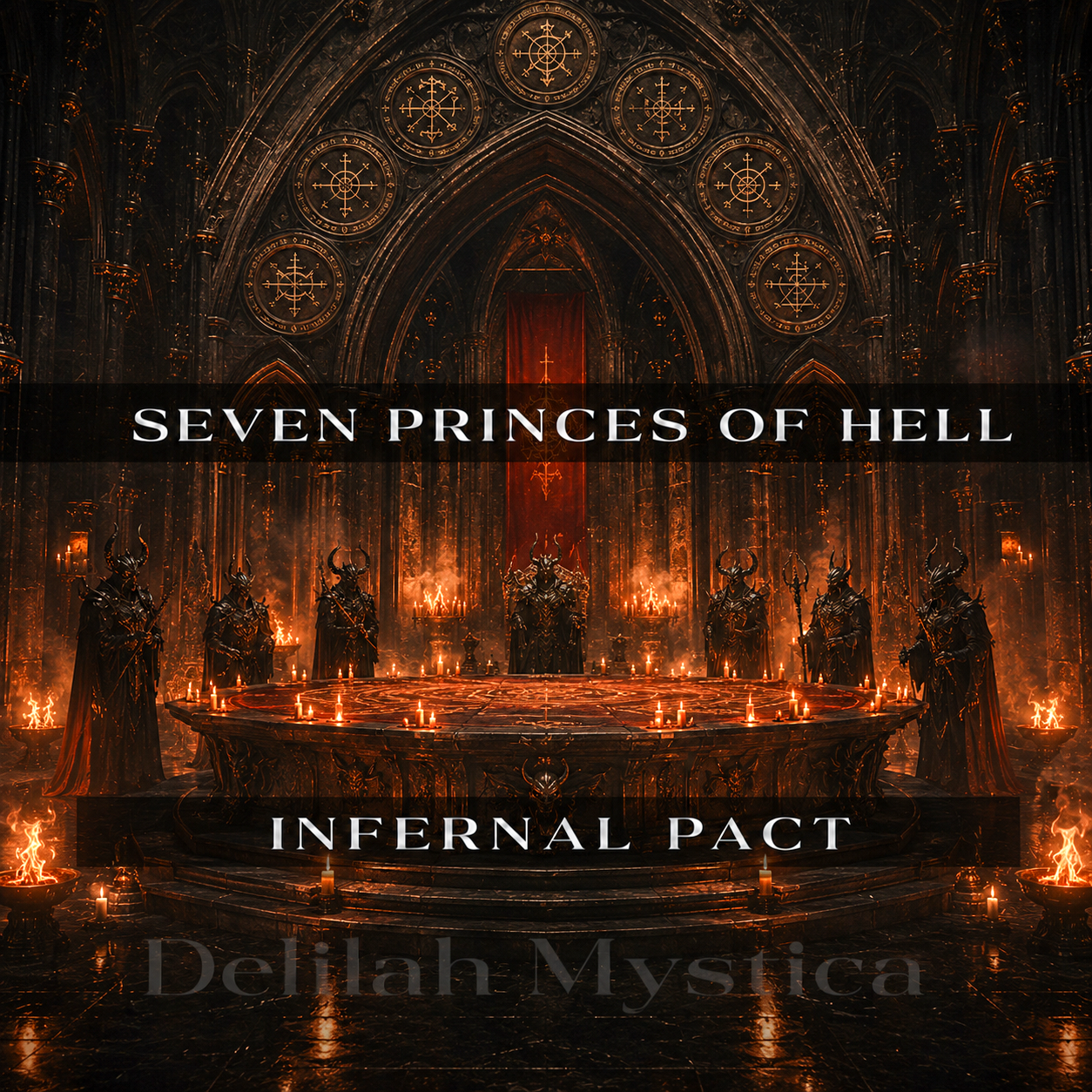 Pacte des 7 Démons | Pacte avec les 7 Princes | Couronne de Puissance Infernale | Maîtrise de la Richesse, du Désir, de la Domination, de l'Innovation et de la Souveraineté Éternelle