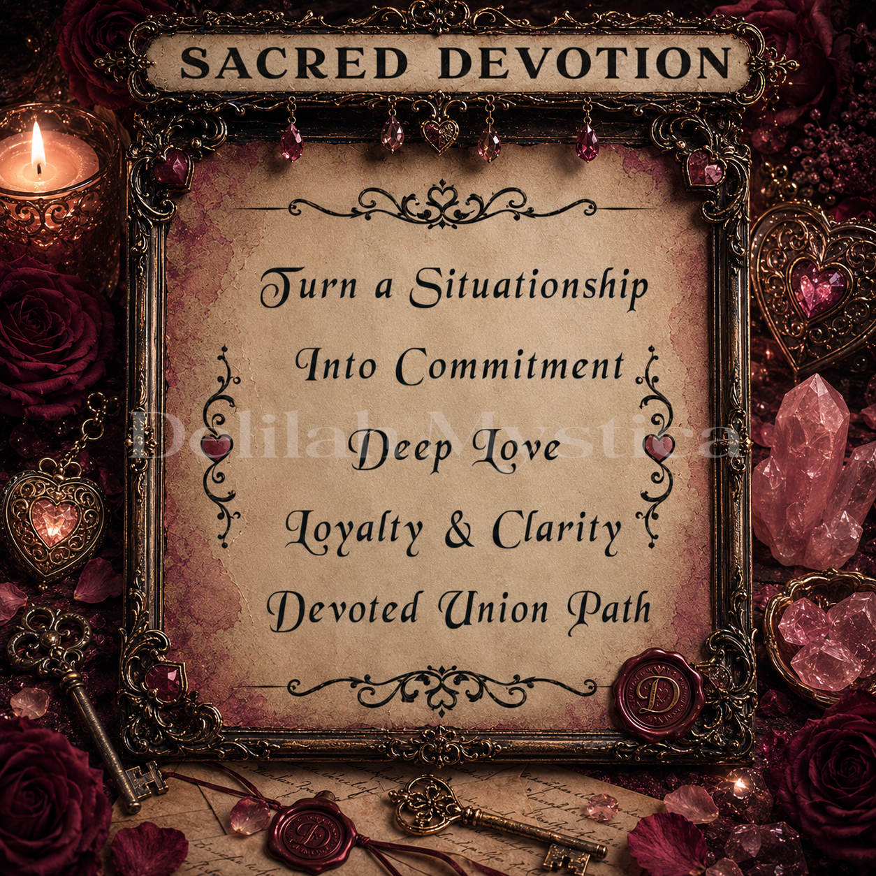 Sacred Devotion Activation | Turn a Situationship Into Commitment | Deep Love, Loyalty & Relationship Clarity