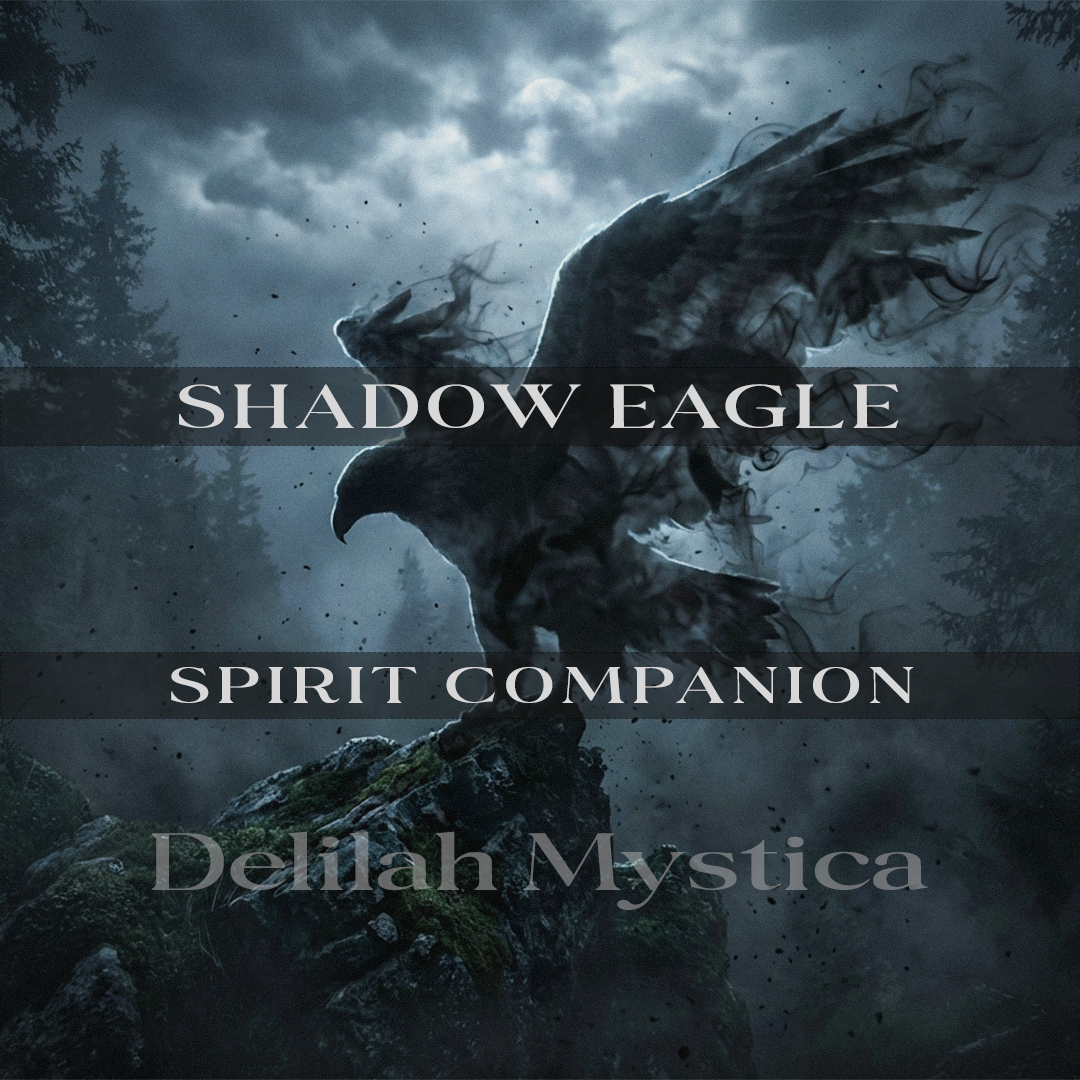 Shadow Eagle – Spirit Companion | Watcher of Aura | Wing of Insight | Direct & Vessel Binding | Consultation - Personalization