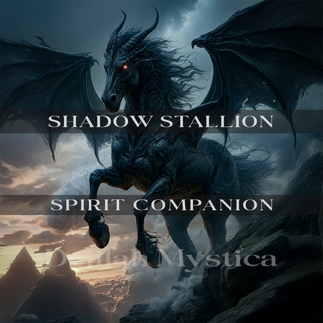 Shadow Stallion – Spirit Companion | Guardian of the Path | Eternal Protector | Direct & Vessel Binding | Consultation - Personalization