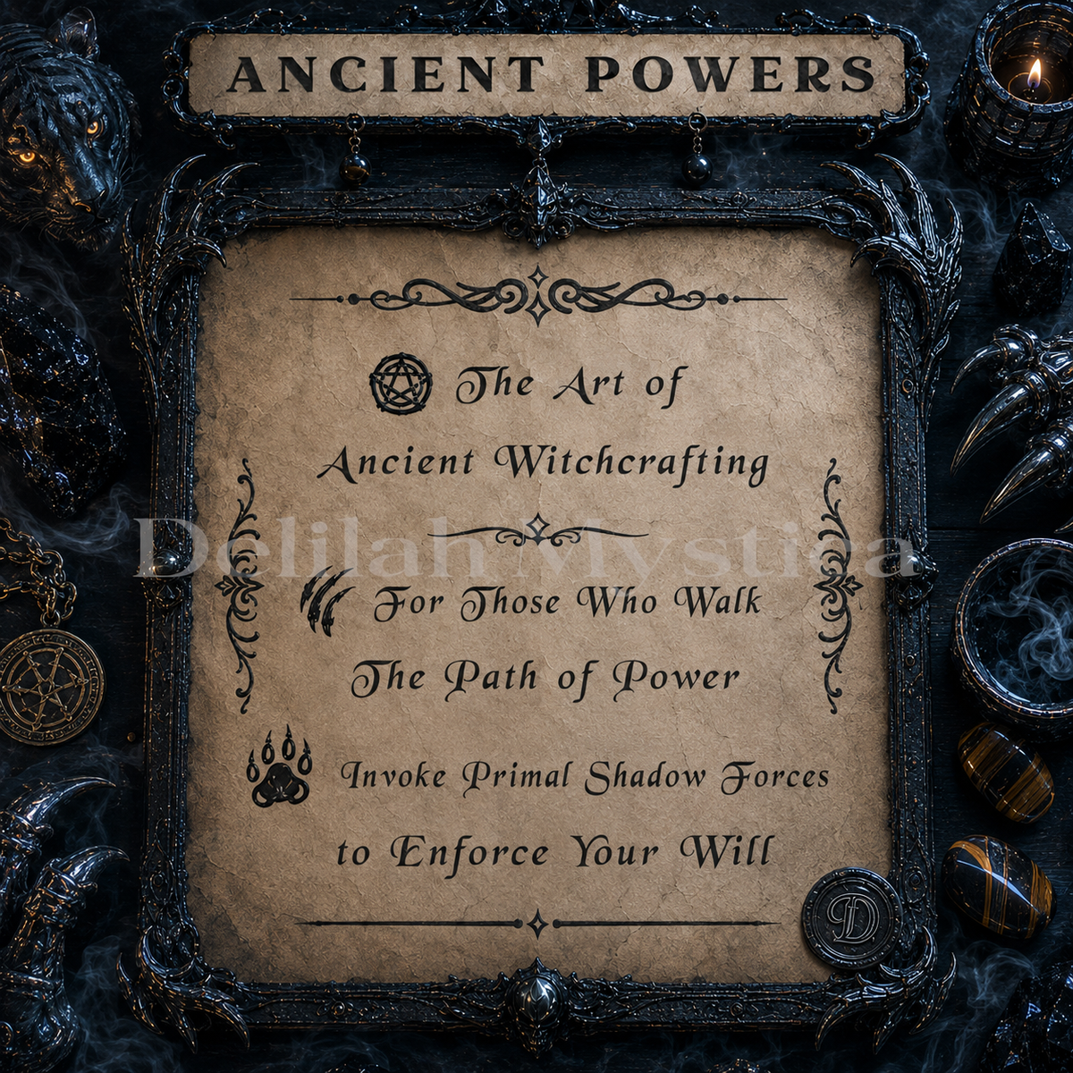 Shadow Tiger – Spirit Companion | Apex Guardian | Roar of Sovereignty | Direct & Vessel Binding | Consultation - Personalization