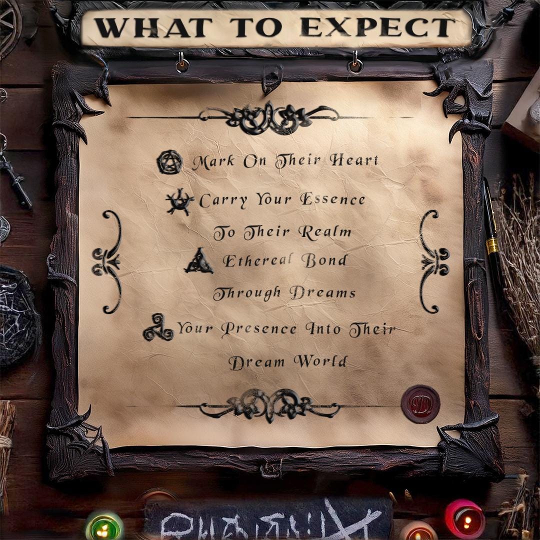 Träum von mir | Erscheine in ihren Träumen | Tritt in ihre Träume ein | Vertiefe die Verbindung und bleibe in ihren Gedanken | Bezauberndes Traumritual | Denk an mich