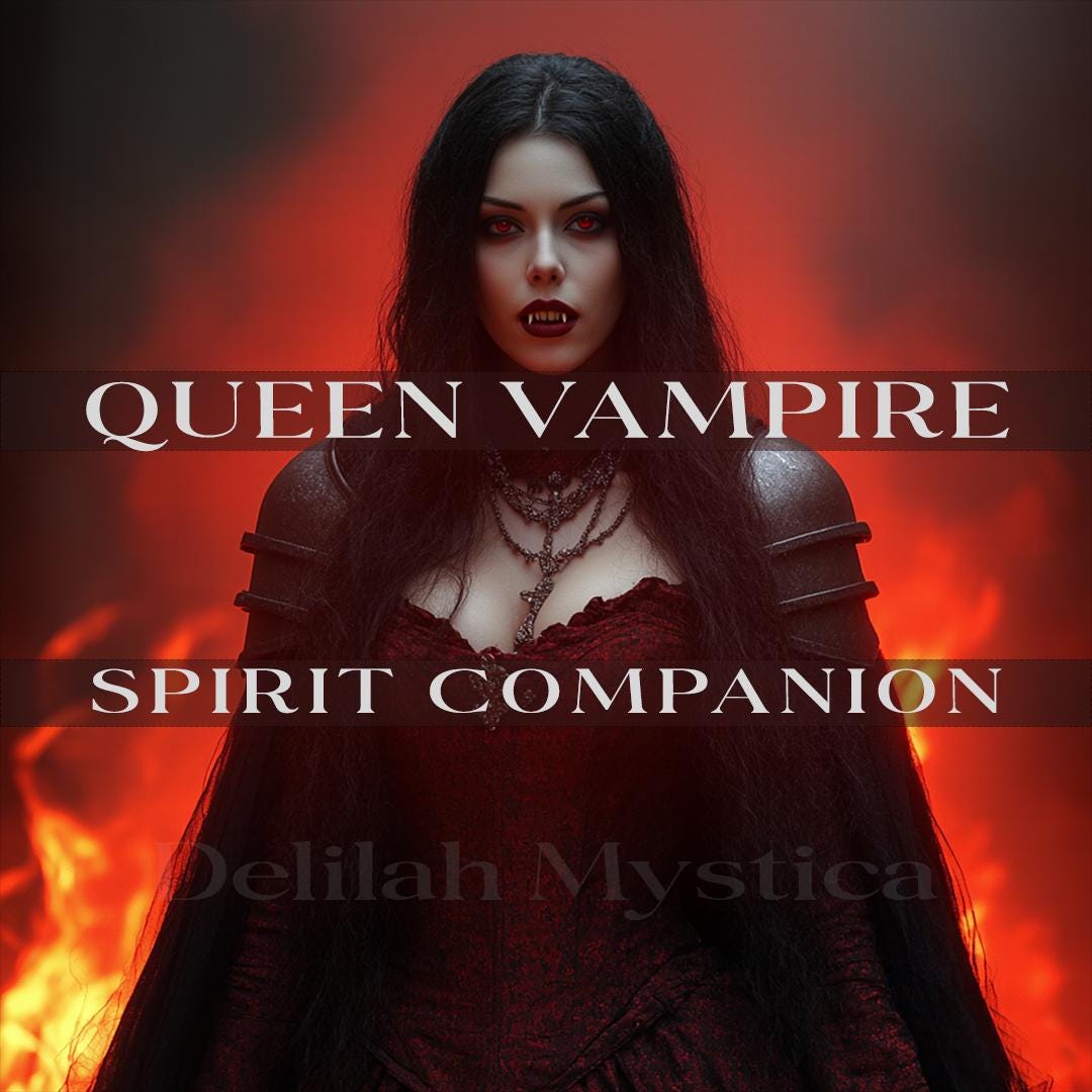 Vampirkönigin Selene | Geisterbegleiterin | Ewige Bindung | Spirituelle Ermächtigung | Schutzgeist | Entfessle die Nacht