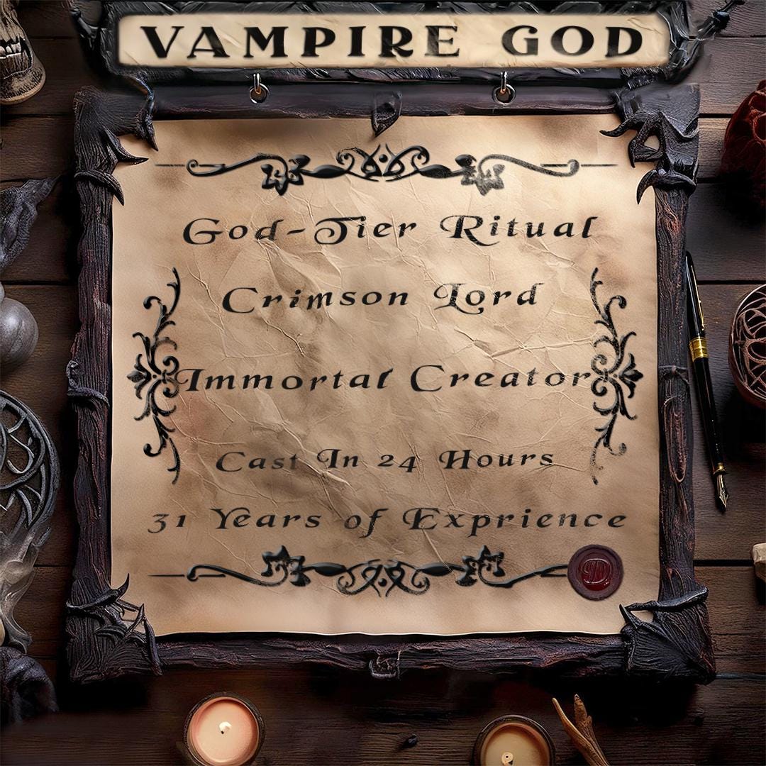 Become Vampire God | Sanguine Metamorphosis Ritual | God-Tier Vampiric Ascension