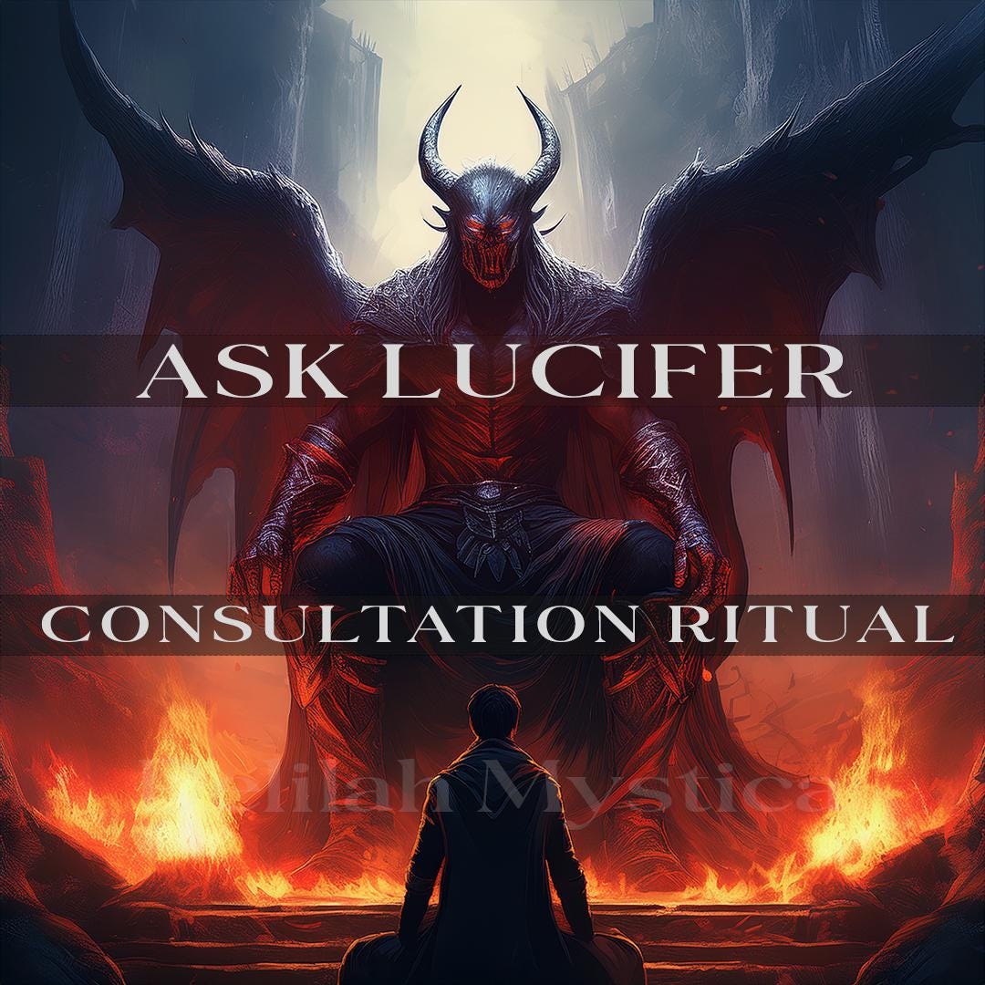 Poser une question à Lucifer | Rituel de consultation luciférienne | Solliciter les conseils du Seigneur Démon | Recevoir des conseils démoniaques | Obtenir une guidance obscure