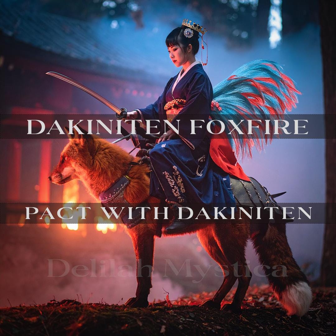 Pakt mit Dakiniten | Pakt der strahlenden Befreiung und astralen Schönheit | Ermächtigung durch mystischen Zauber | Ausrichtung auf die Geisterflamme | Kräfte des Fuchsfeuers