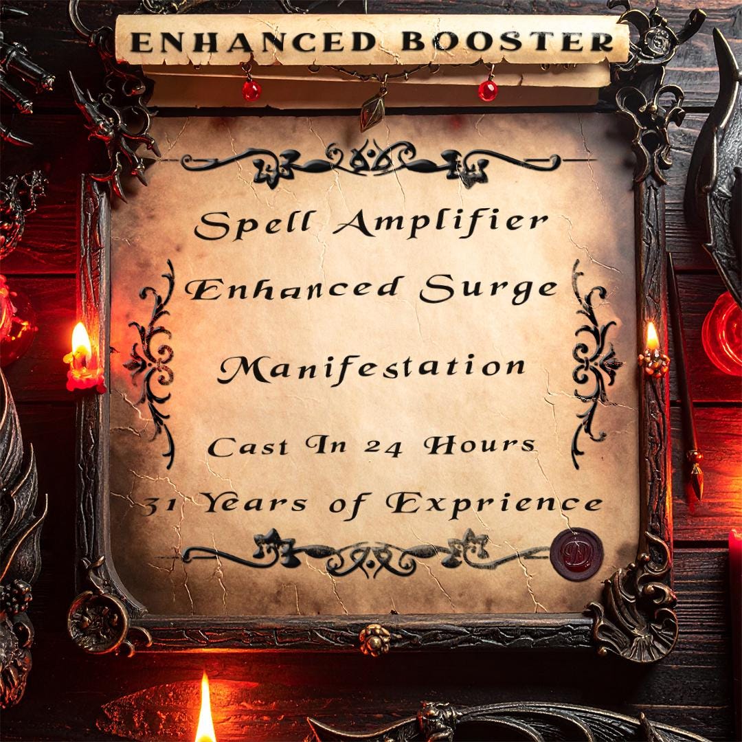Amplificateur amélioré | Renforcement avancé | Force énergétique accrue | Multiplicateur de manifestation avancé | Renforcez n'importe quel sort