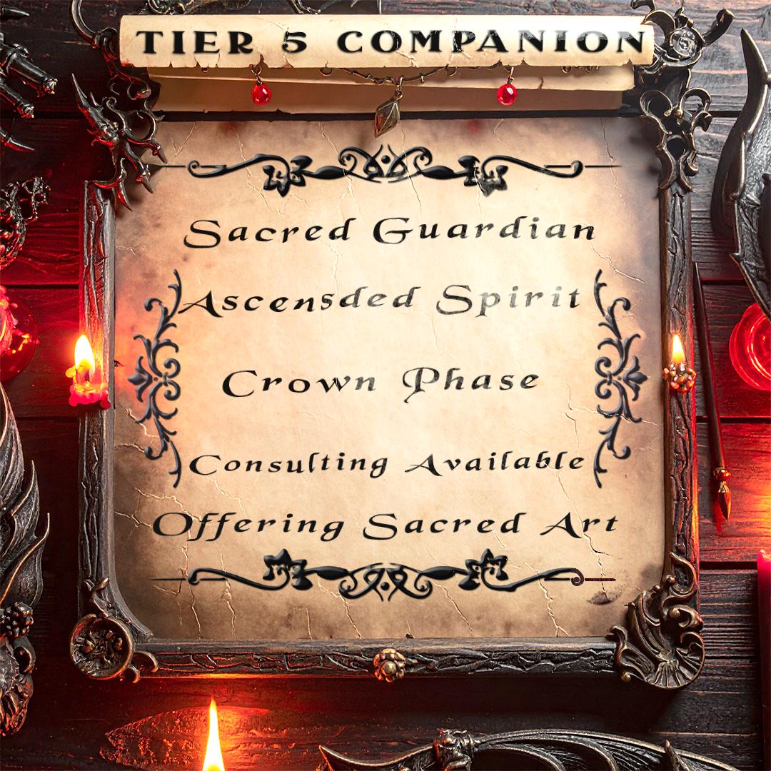 Tier 5 Spirit Companion – Ascended Phase | Direct & Vessel Binding | Custom Conjure | Spiritual Ally | Consultation - Personalization