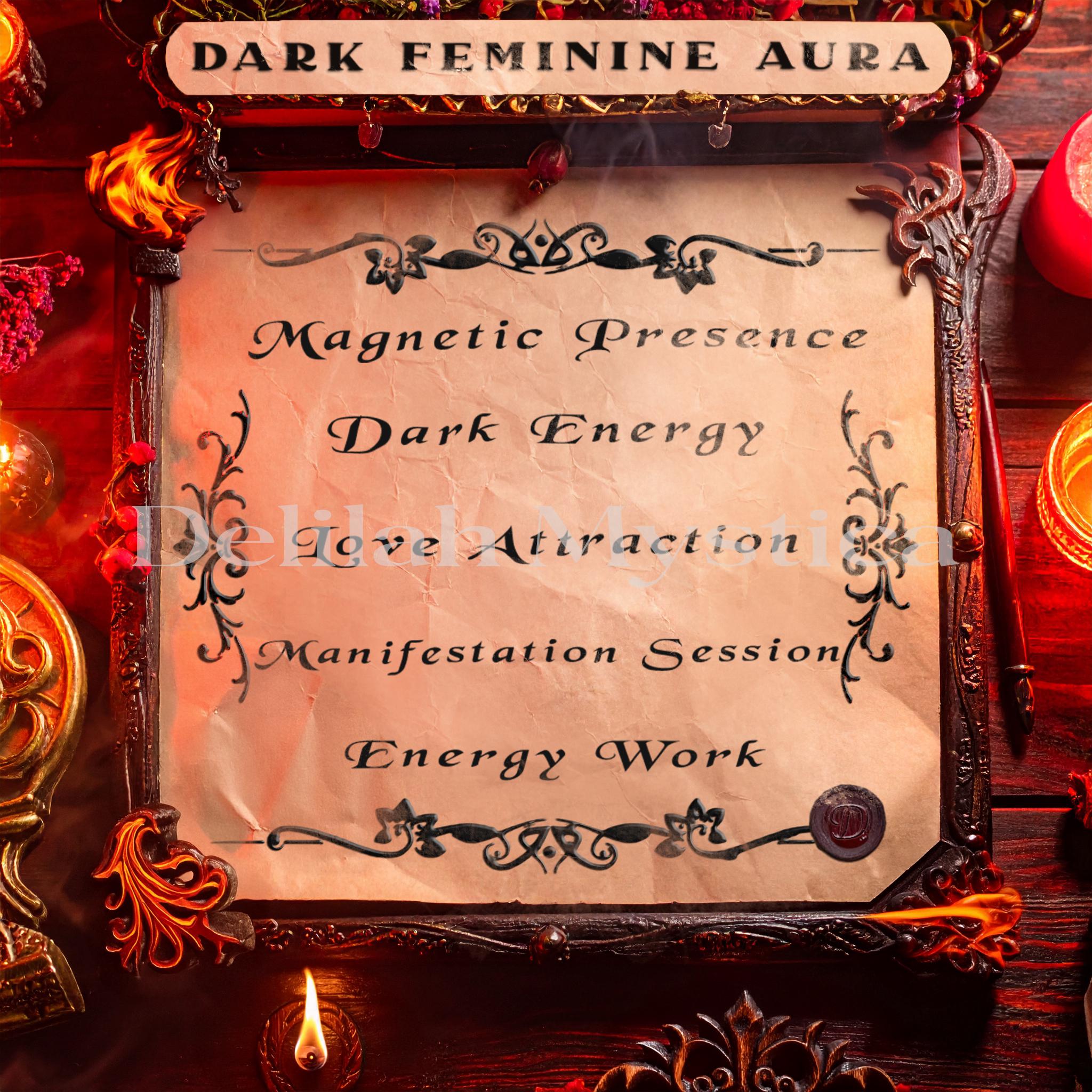 Dark Feminine Exclusive Aura Activation | Shadow Queen & Glow Up Energy | Awaken Your Natural Magnetism