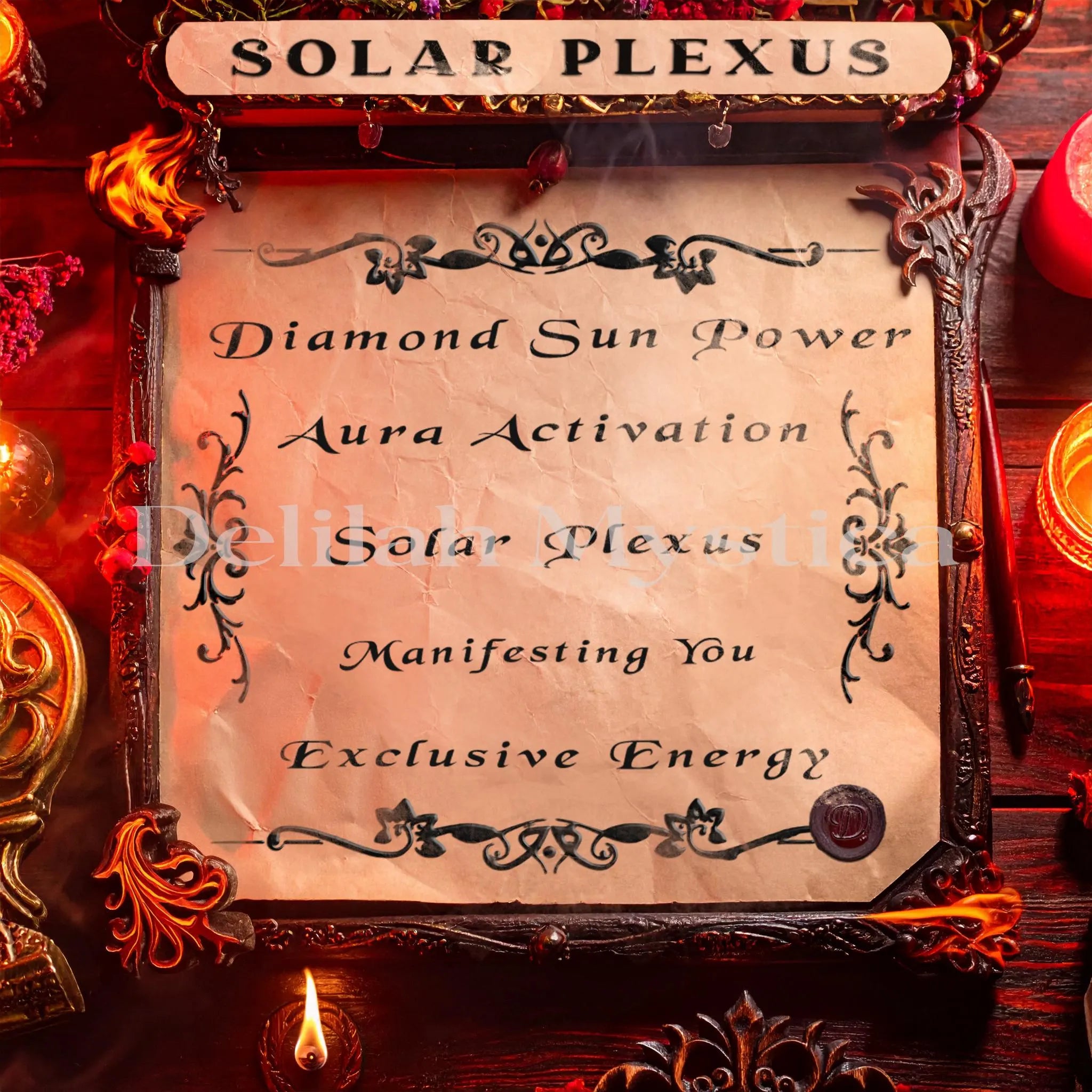 Diamond Sun | Solar Plexus Activation | Confidence, Radiance, Success & Aura Glow