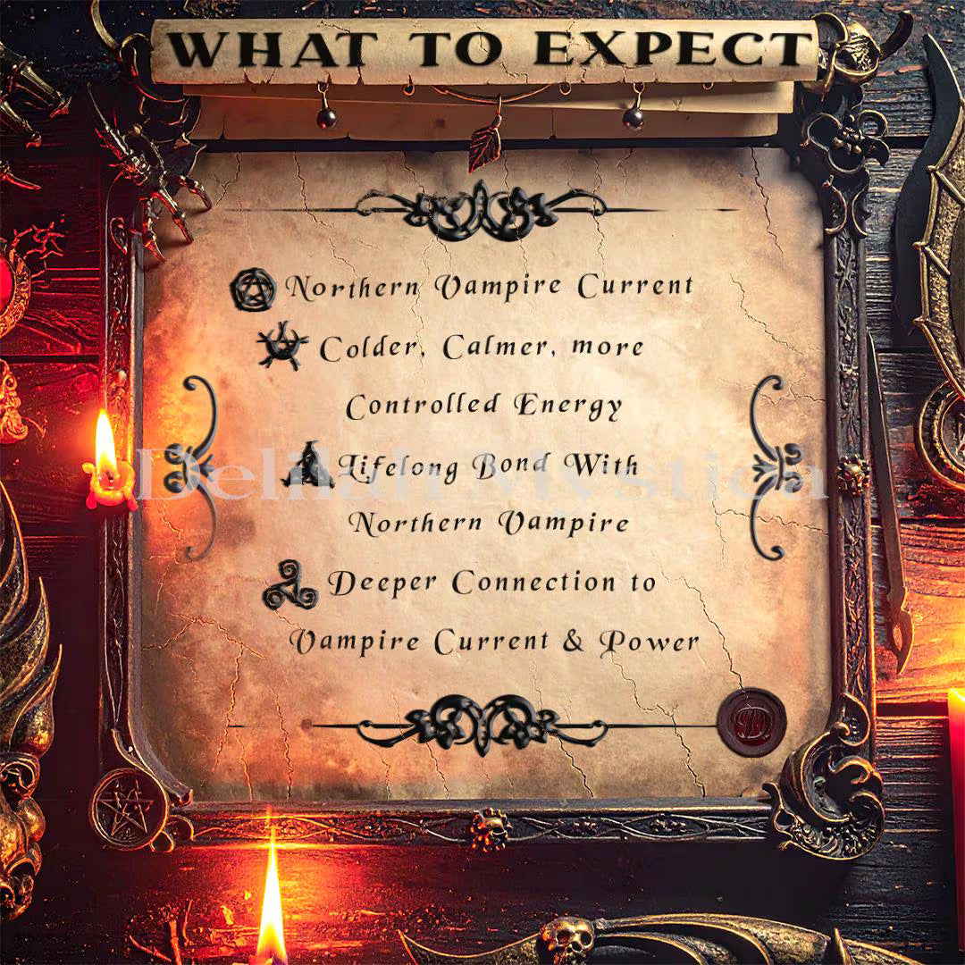 Northern Vampire Spirit Companion | Ancient Nocturnal Guardian | Direct & Vessel Binding | Consultation - Personalization