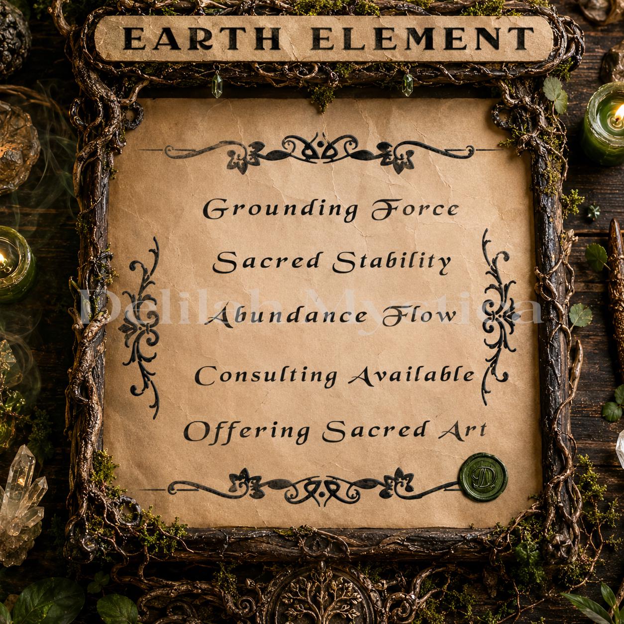 Earth Element Activation | Grounding, Stability, Protection & Abundance | Personalized Elemental Energy