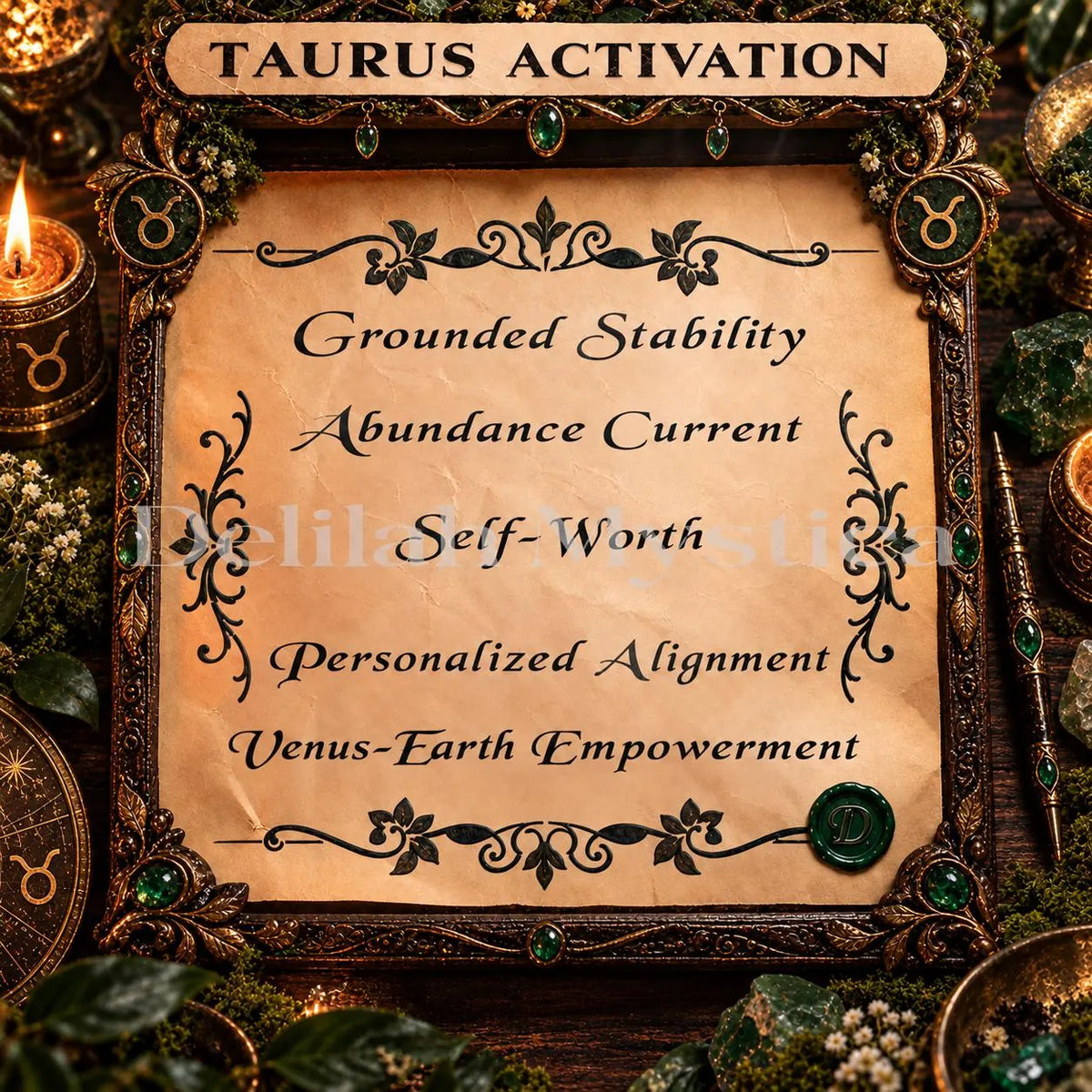 Taurus Zodiac Activation | Stability, Abundance & Self-Worth | Earth Sign Empowerment | Personalized Spiritual Session
