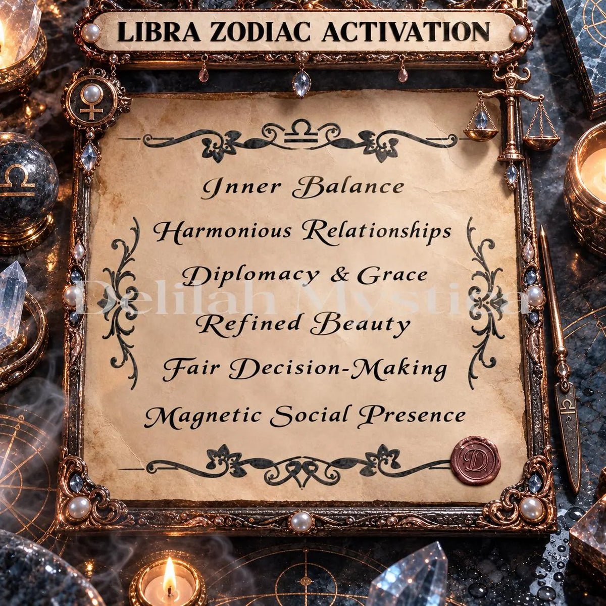 Libra Zodiac Activation | Balance, Harmony & Magnetic Grace | Air Sign Empowerment | Personalized Spiritual Session