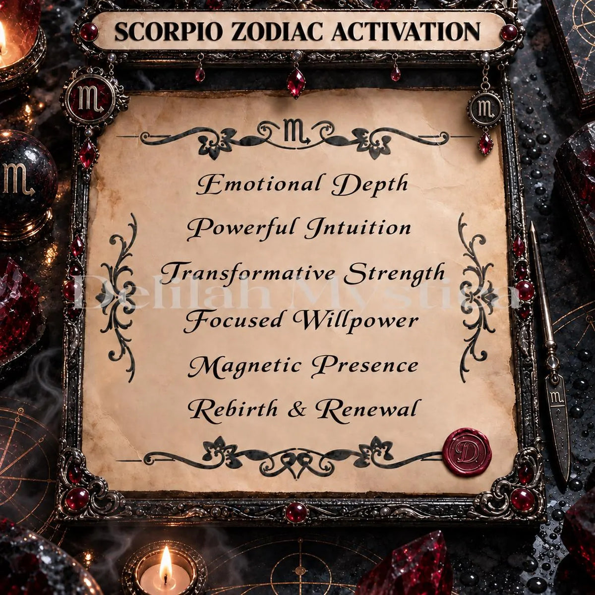 Scorpio Zodiac Activation | Transformation, Intuition & Personal Power | Water Sign Empowerment | Personalized Spiritual Session