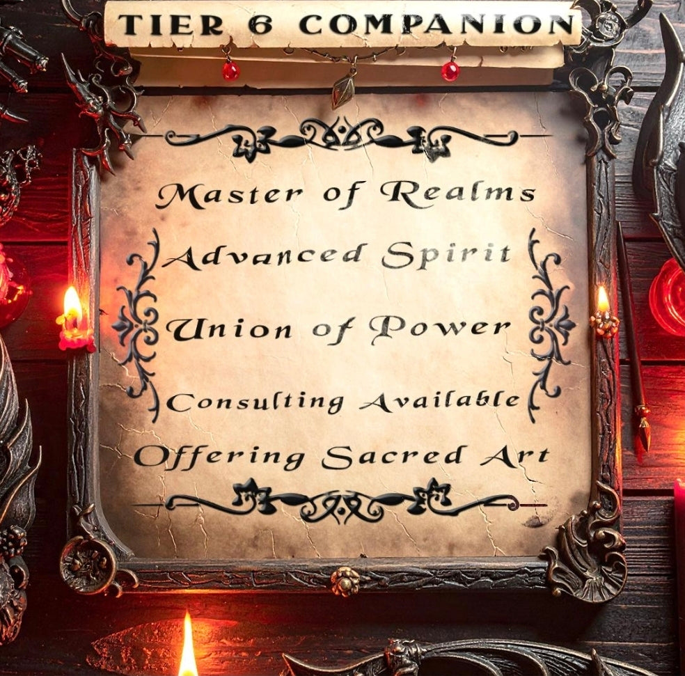 Tier 6 Spirit Companion – Advanced Phase | Direct & Vessel Binding | Custom Conjure | Spiritual Ally | Consultation - Personalization