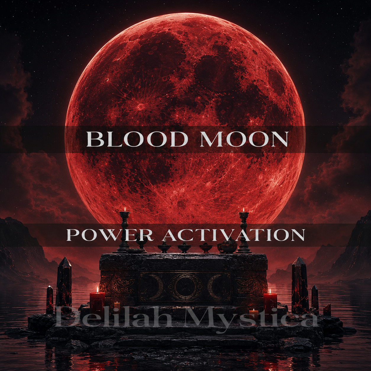 Blood Moon Activation | Primal Power Awakening, Shadow Rebirth & Magnetic Sovereignty