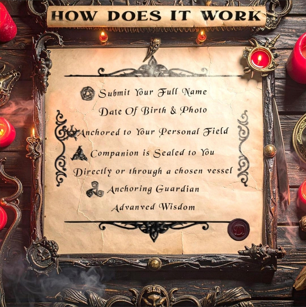 Tier 6 Spirit Companion – Advanced Phase | Direct & Vessel Binding | Custom Conjure | Spiritual Ally | Consultation - Personalization