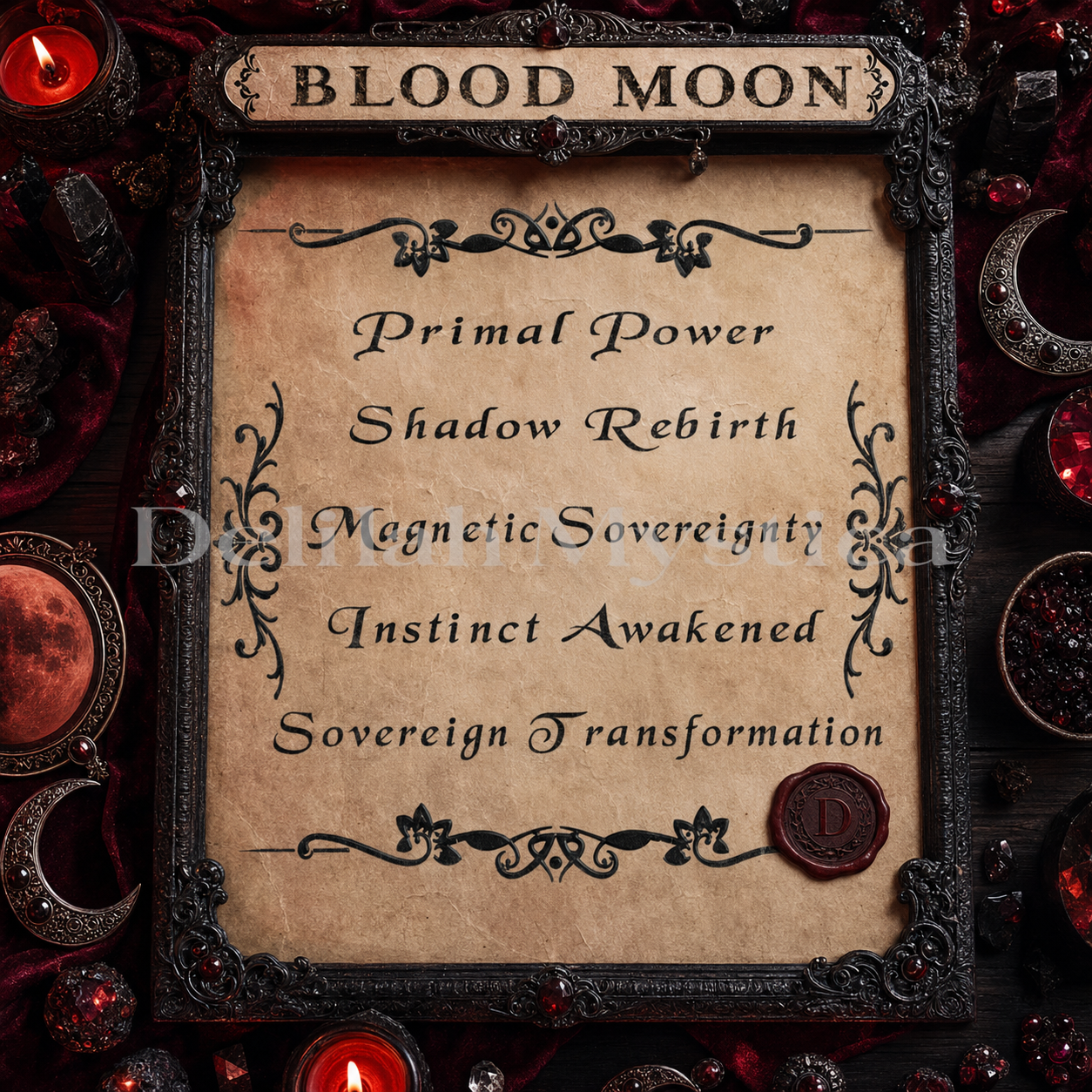 Blood Moon Activation | Primal Power Awakening, Shadow Rebirth & Magnetic Sovereignty