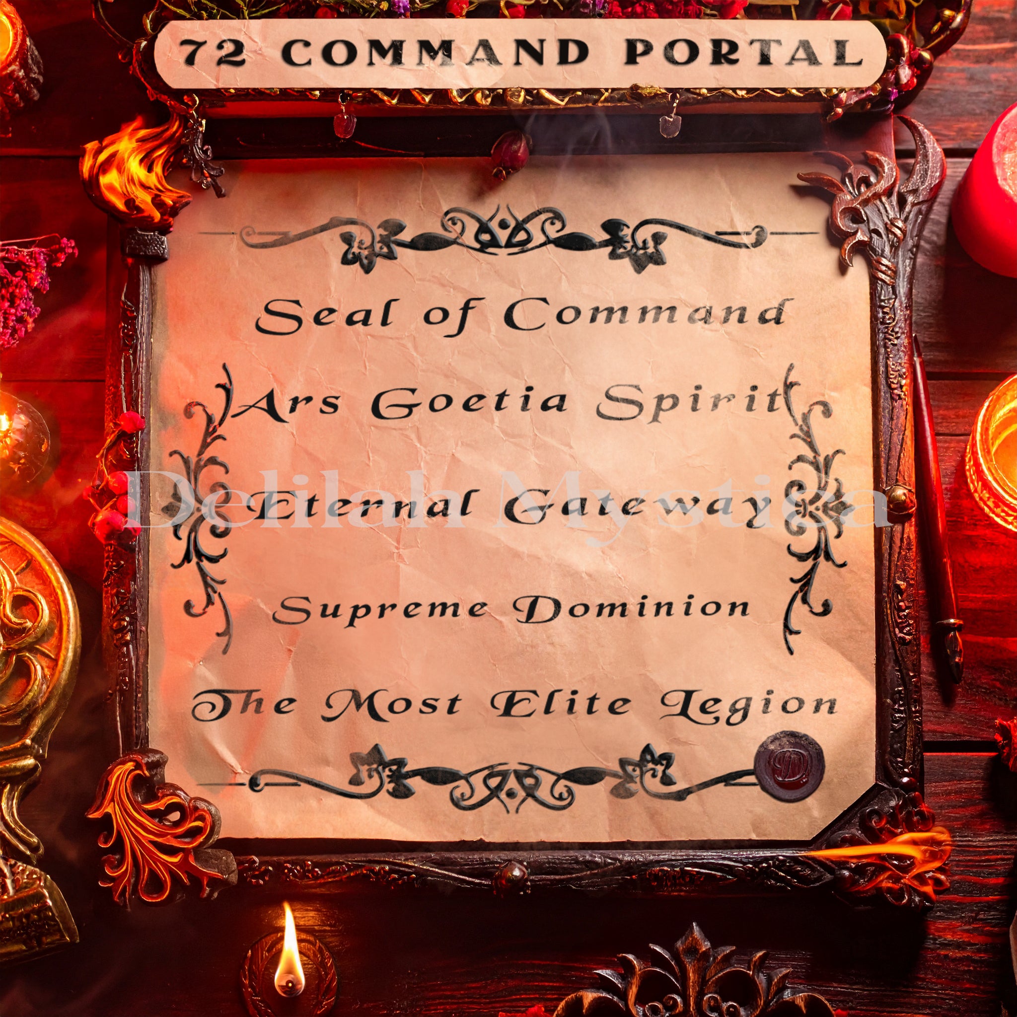 72 Command Portal | Ars Goetia | Gateway of the Goetic Princes | Channel of Authority | Portal of the Ars Goetia | Spirits Seal of Command