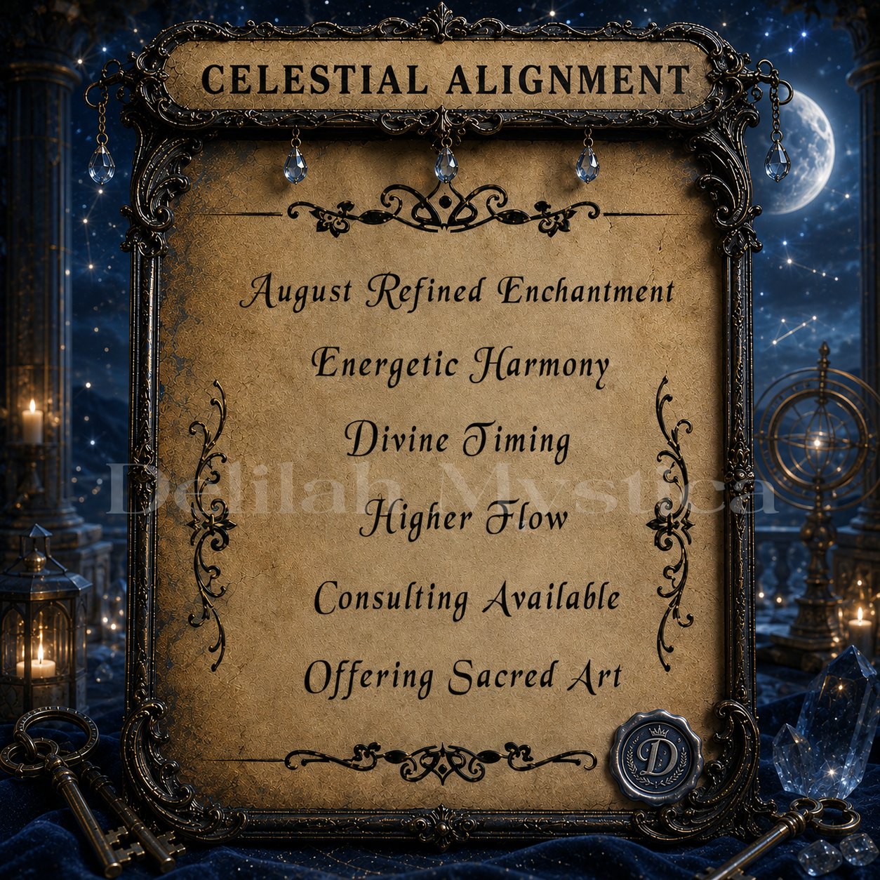 August Refined Enchantment | Celestial Alignment | Enchantment of Harmony | Direct & Vessel Binding | Consultation - Personalization