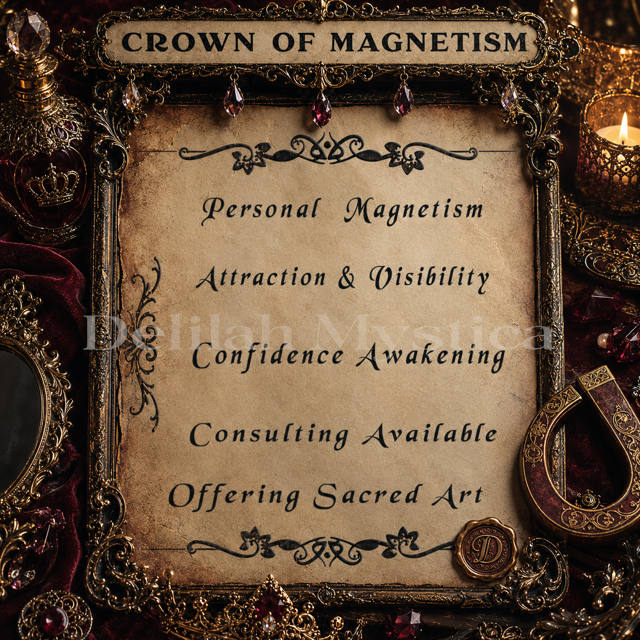 July Refined Enchantment | Crown of Magnetism | Enchantment of Attraction | Direct & Vessel Binding | Consultation - Personalization