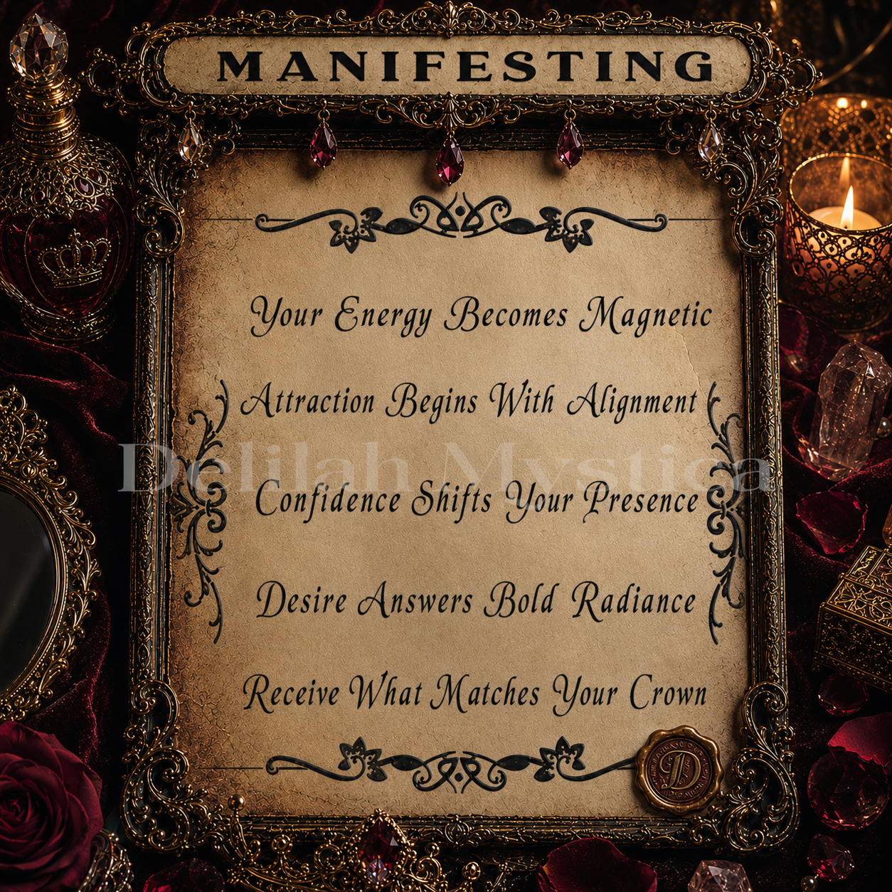 July Refined Enchantment | Crown of Magnetism | Enchantment of Attraction | Direct & Vessel Binding | Consultation - Personalization