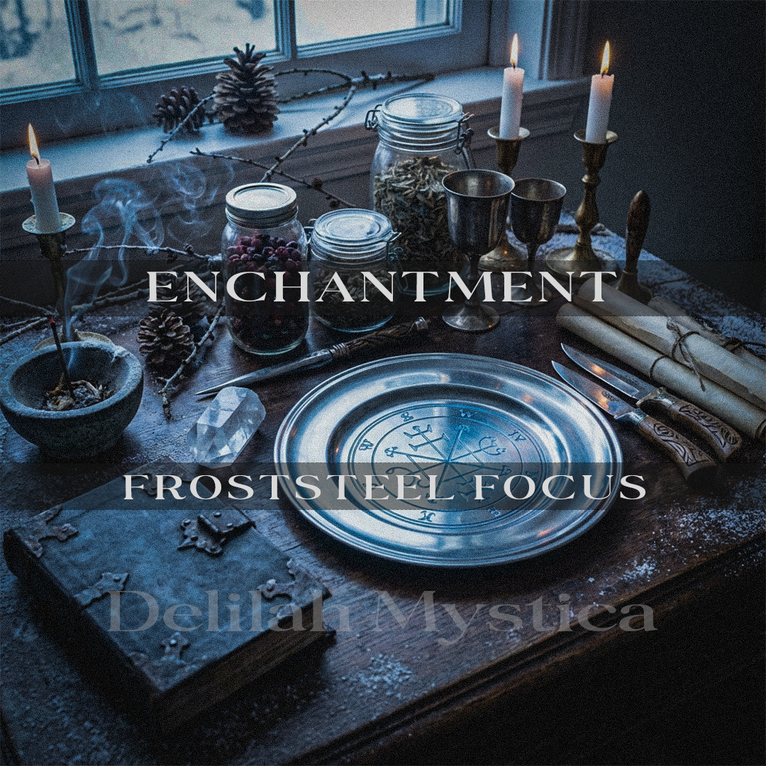 Enchantement raffiné de janvier – Focus Froststeel | Enchantement de la discipline | Liaison directe et par réceptacle | Consultation - Personnalisation