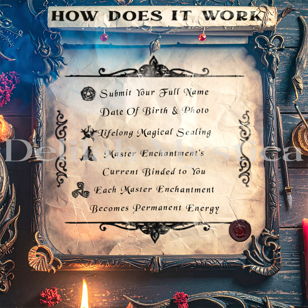 May Master Enchantment – Blue Moon Blessings | Apotheosis Manifestation | Direct & Vessel Binding | Consultation - Personalization