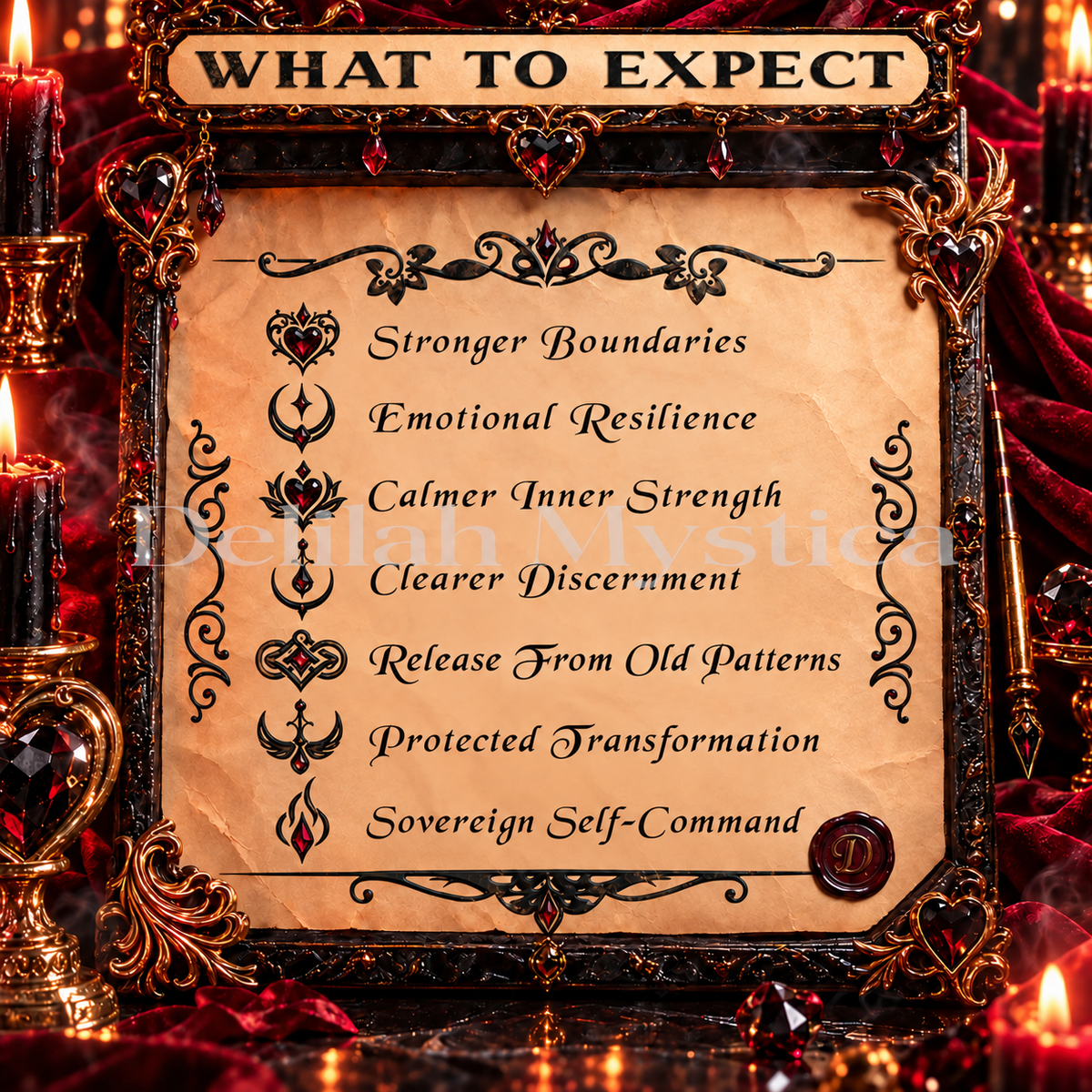 October Refined Enchantment – Obsidian Heart | Enchantment of Emotional Sovereignty & Inner Transmutation | Consultation - Personalization