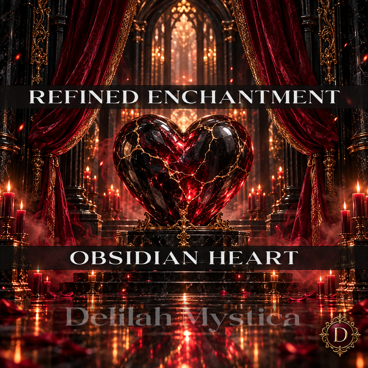 October Refined Enchantment – Obsidian Heart | Enchantment of Emotional Sovereignty & Inner Transmutation | Consultation - Personalization