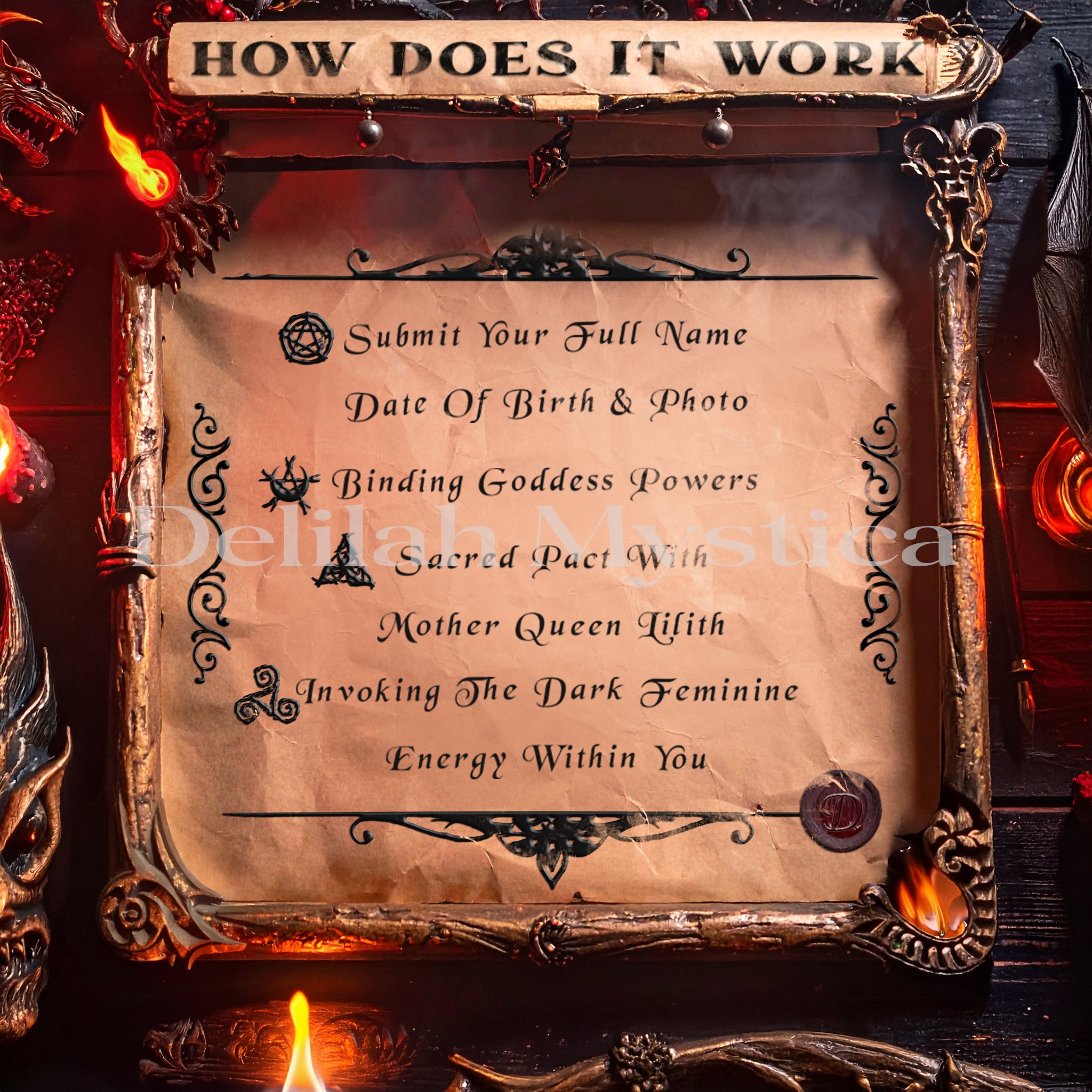 Lilith Goddess Pact | Unlock Your Power and Seduce | Rise as the Nightborn Empress | Demon Queen Attunement & Empowerment