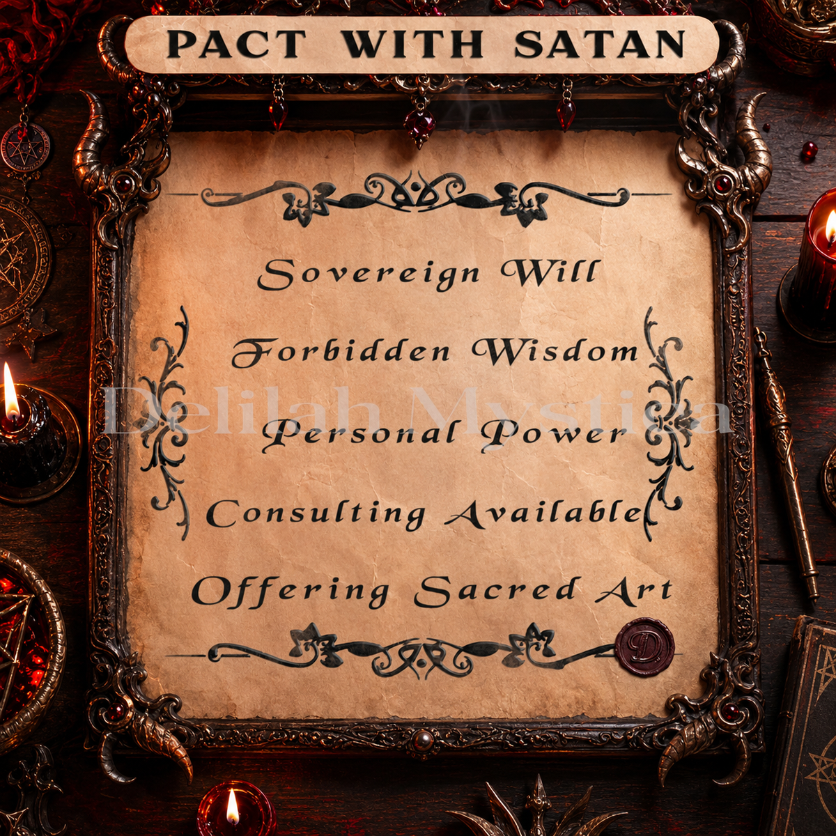 Pact with Satan | Personal Power & Sovereignty | Satanic Pact Ritual | Forbidden Wisdom | Shadow Ascension & Liberation