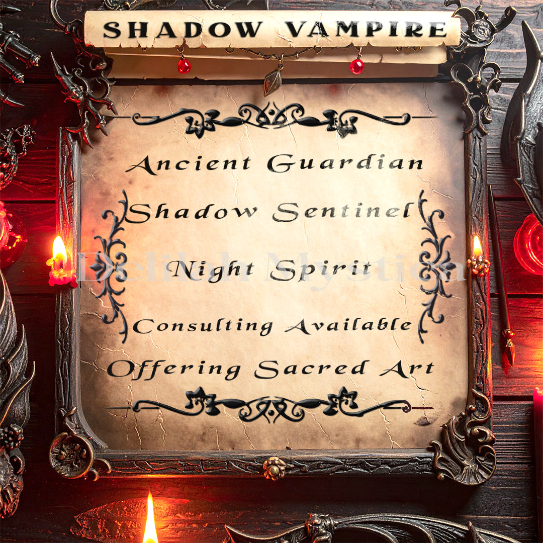 Shadow Vampire – Spirit Companion | Ancient Vampire Guardian | Direct & Vessel Binding | Consultation - Personalization