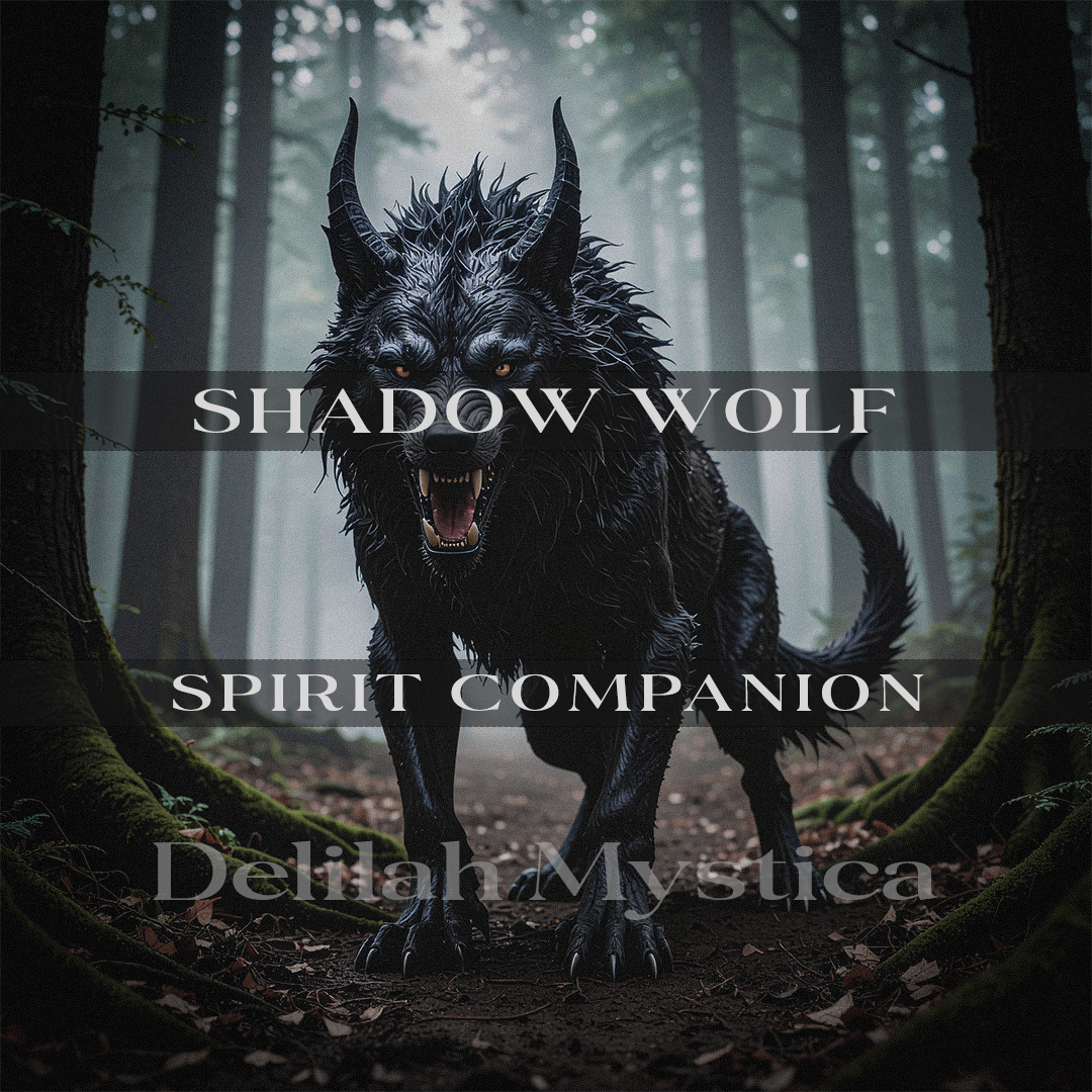 Shadow Wolf – Spirit Companion | Howl of Freedom | Eternal Protector | Direct & Vessel Binding | Consultation - Personalization