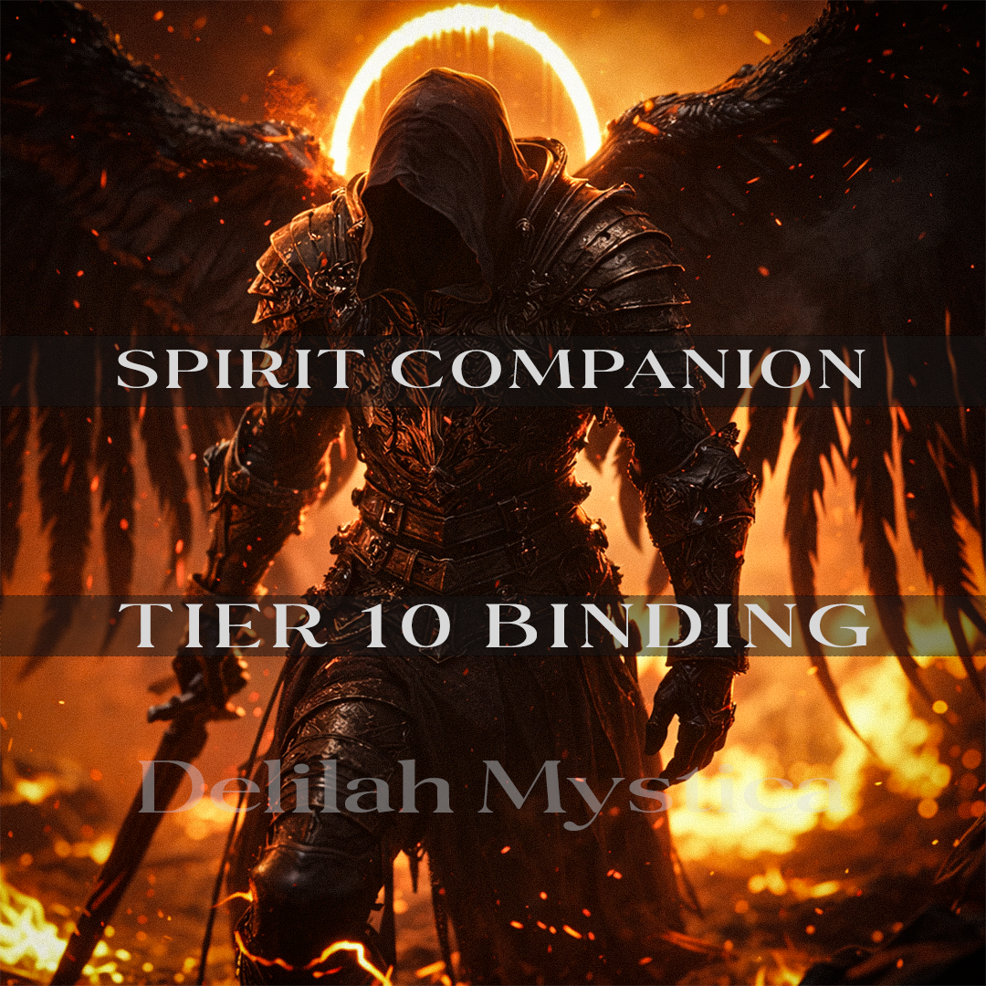 Tier 10 Spirit Companion – Eternal Phase | Direct & Vessel Binding | Custom Conjure | Spiritual Ally | Consultation - Personalization