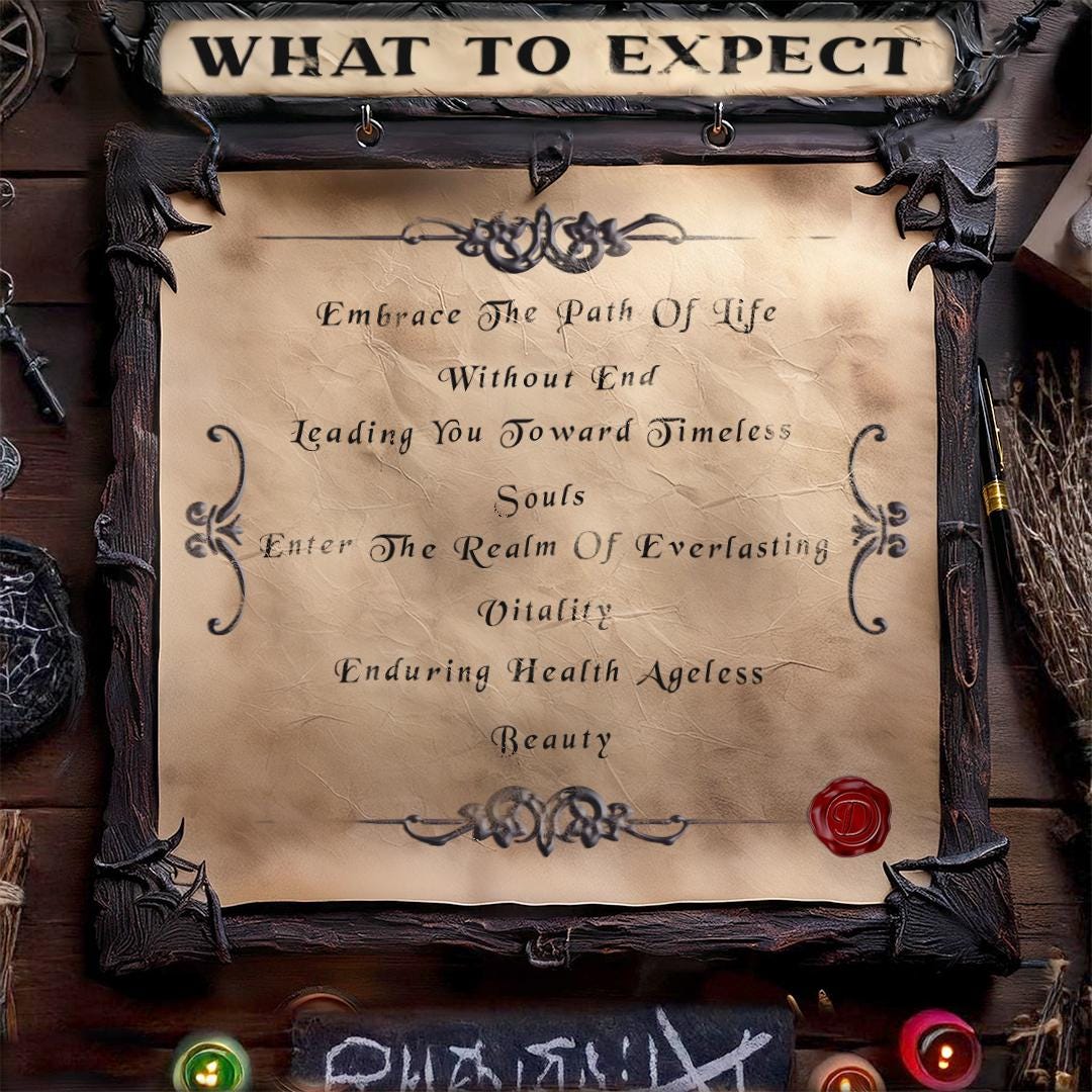 Unsterblichkeit | Ewige Jugend | Ewiges Leben | Zeitlose Existenz | Ritual zur Überwindung der Sterblichkeit