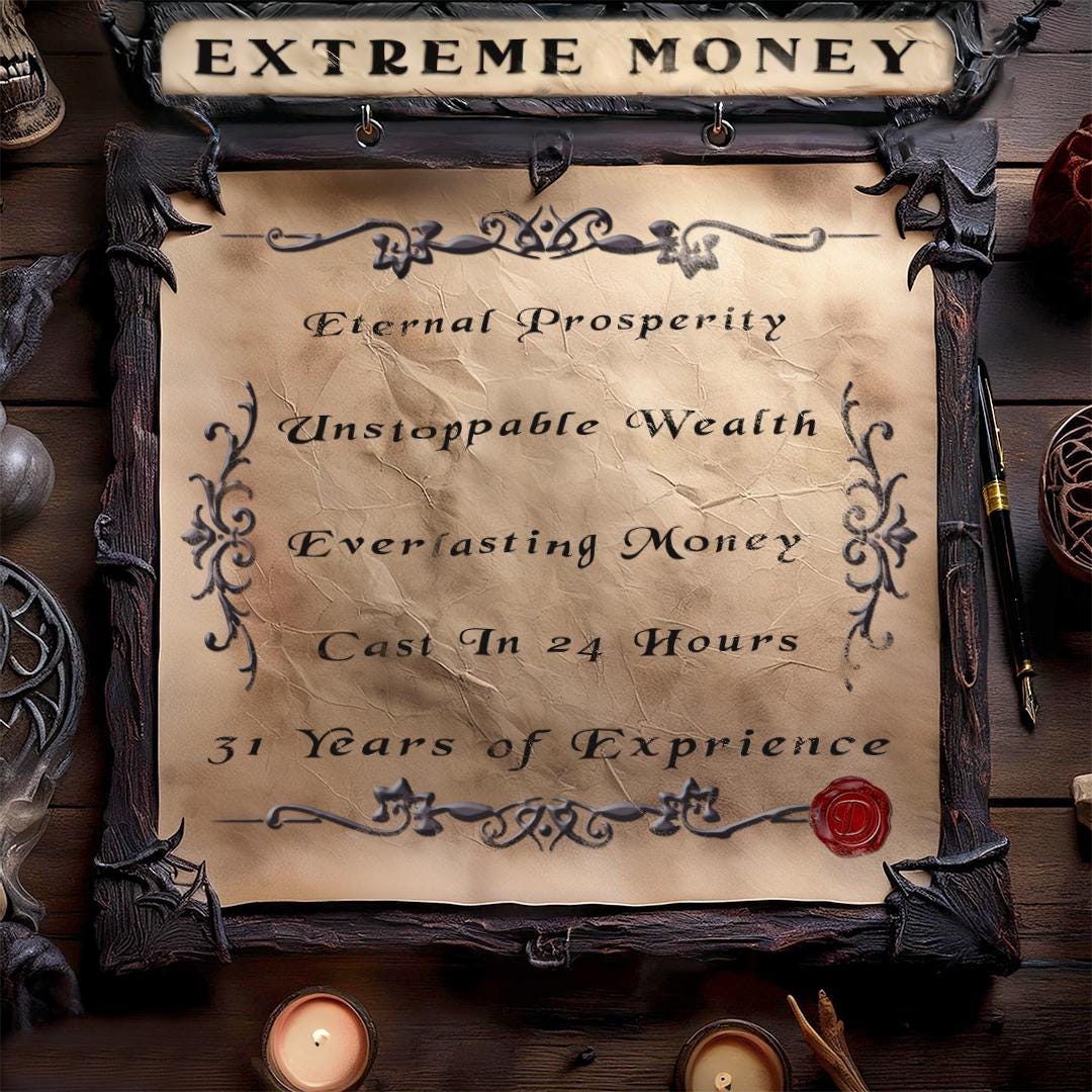 Extreme Money Spell | Improve Wealth | Fast Money Ritual | Manifest Wealth Success Spell