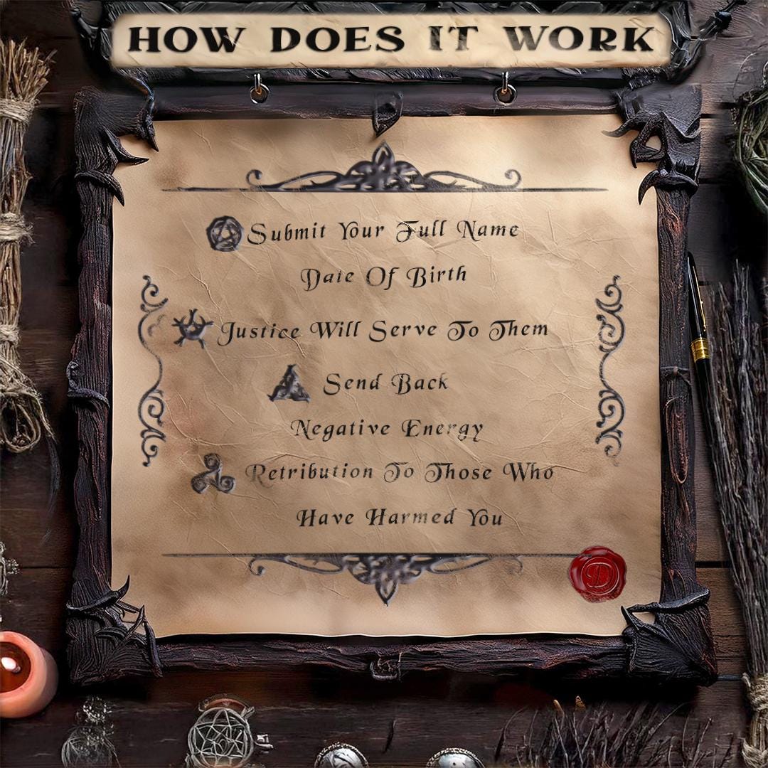 Sweet Revenge | Hex Your Enemy | Misfortune Curse | Bad Luck Ritual l Banishment | Karmic Revenge