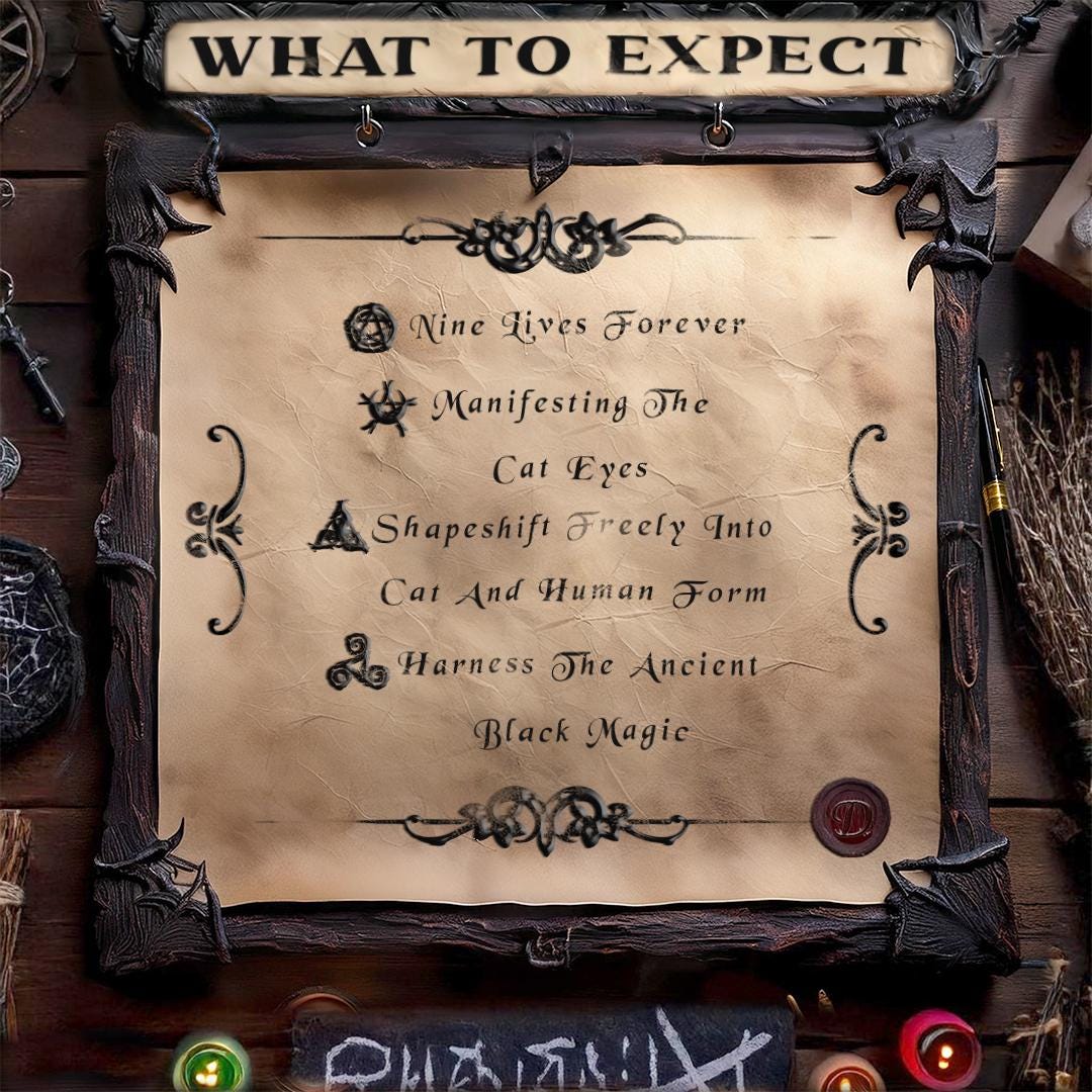 Cat Transformation Ritual | Cat Eyes | Become Feline Spirit | Ceremony of 9 Lives | Feline Spirit Awakening | Awaken The Wild Spirit