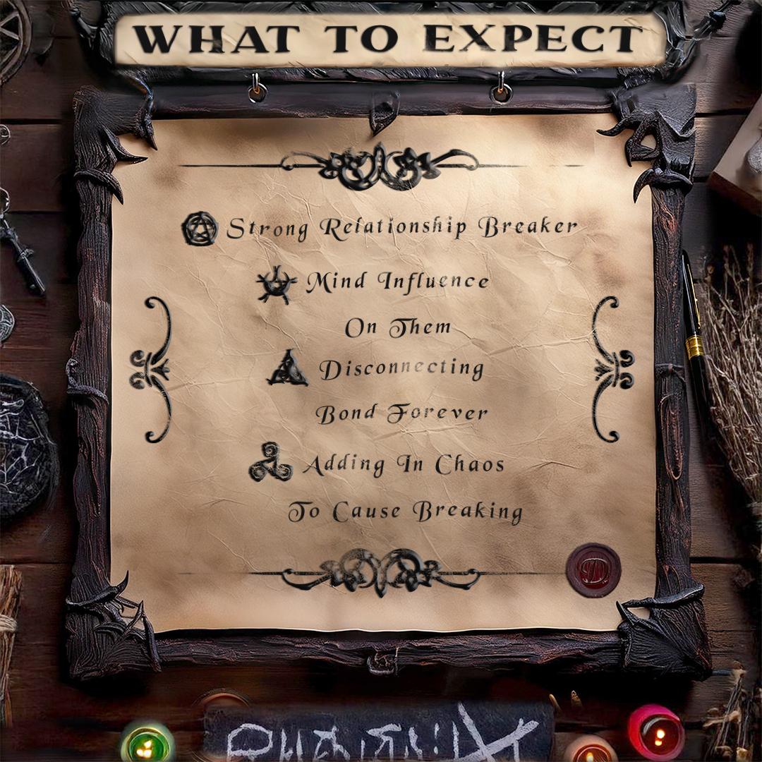 Trennung | Starkes Trennungsritual | Trennung von der Verbindung | Ritual zur Entfernung der dritten Person | Liebesdreieck verbannen