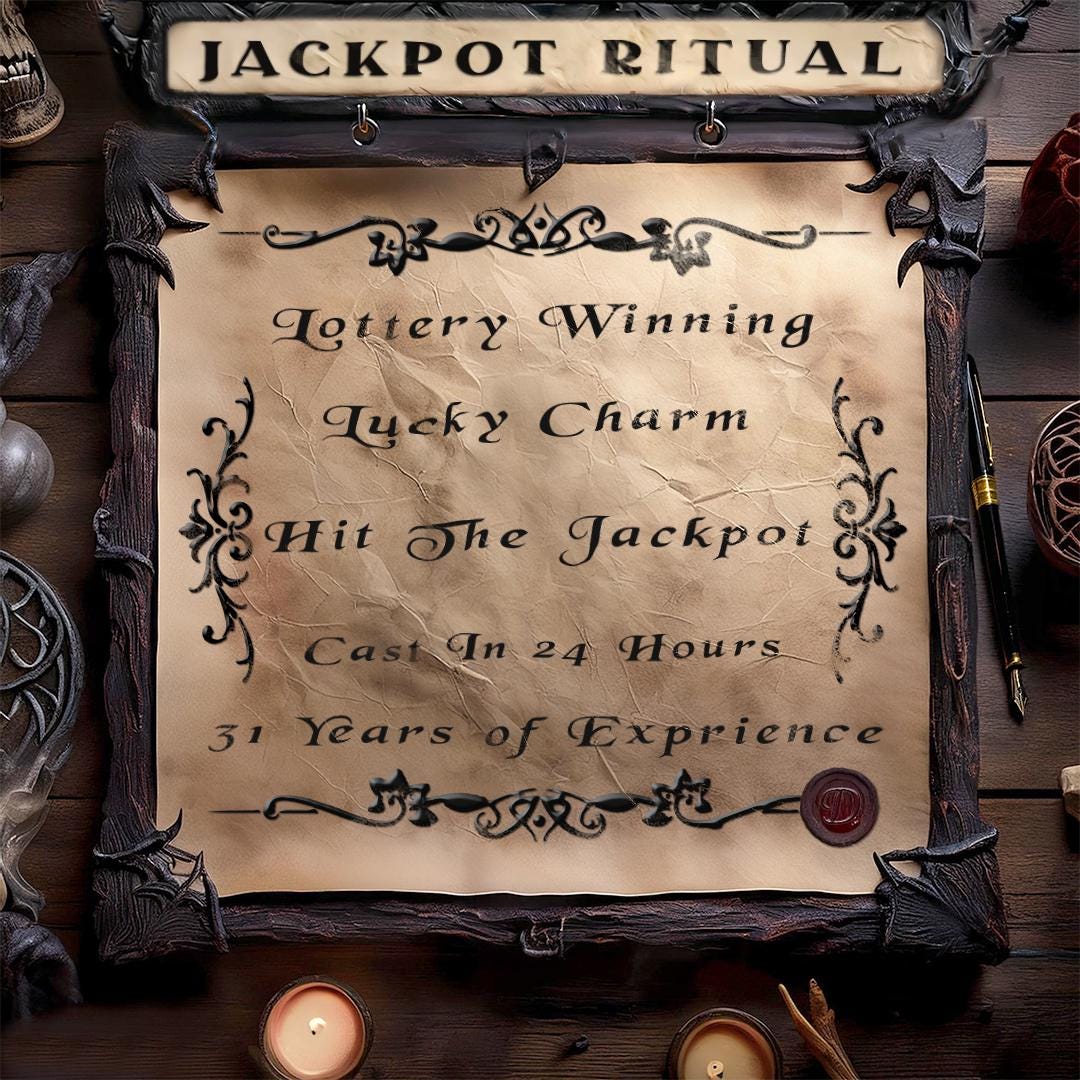 Jackpot Ritual | Lottery Winning | Lucky Charm | Hit The Jackpot | Unleash Fortuna | Mistress Of Luck | Boost Confidence | Always Winning