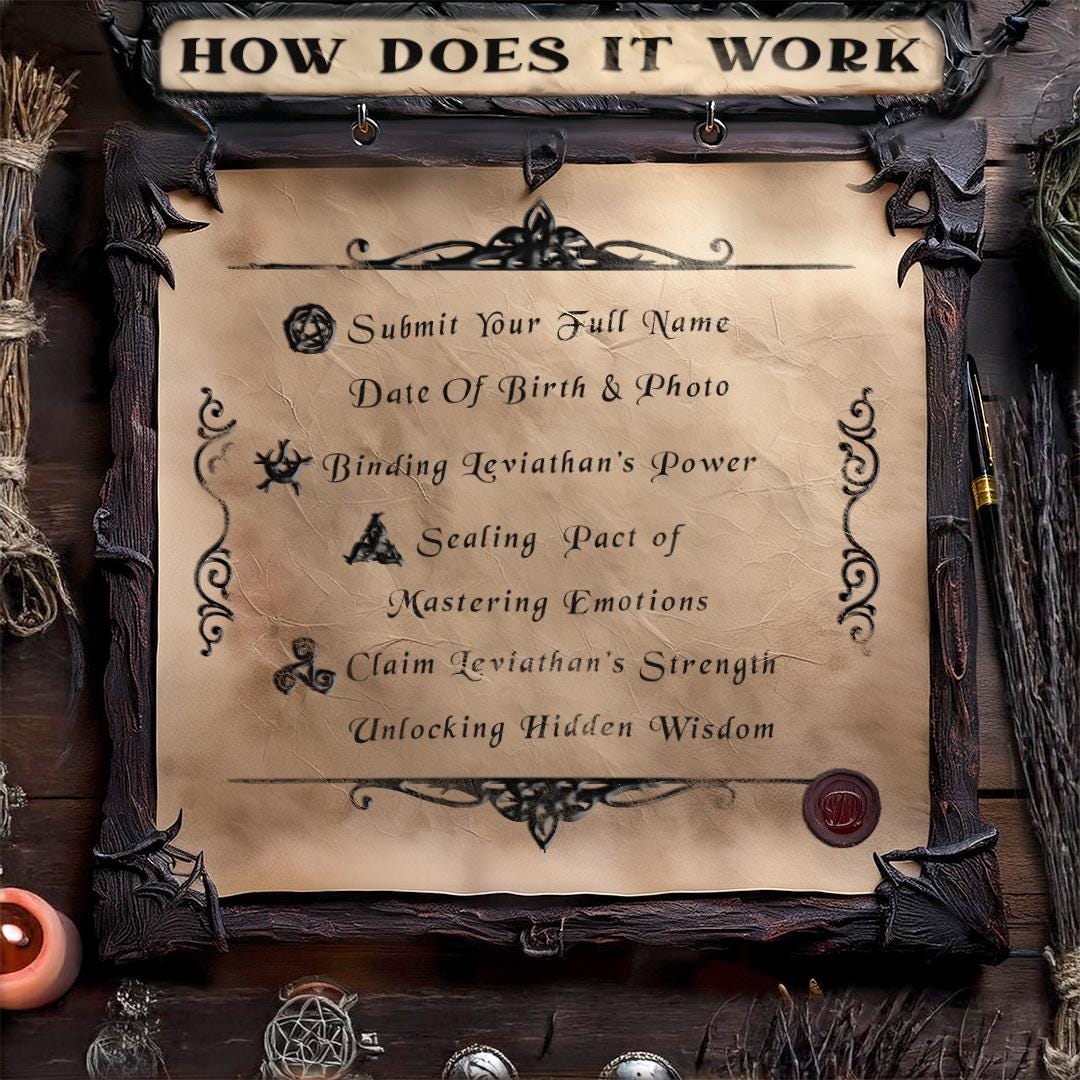 Leviathan Demon Pact | Master the Tides of Emotion and Fate | Hidden Wisdom and Psychic Mastery Pact | Abyssal Sovereignty Ritual