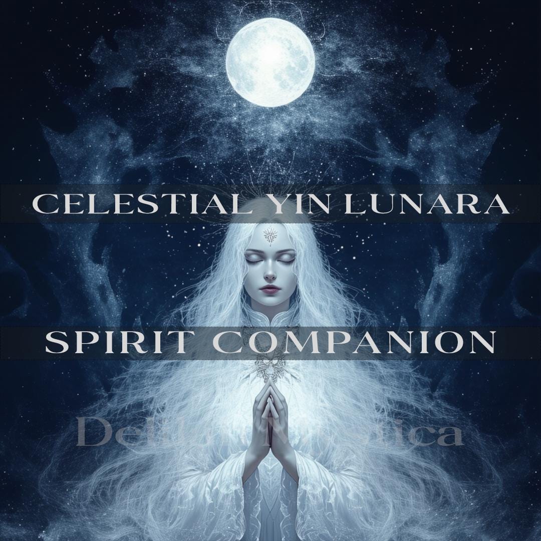 Himmlische Yin Lunara | Geisterbegleiterin der Stufe 5 | Direkte Bindung | Hüterin der Reinigung | Göttliche weibliche Energie
